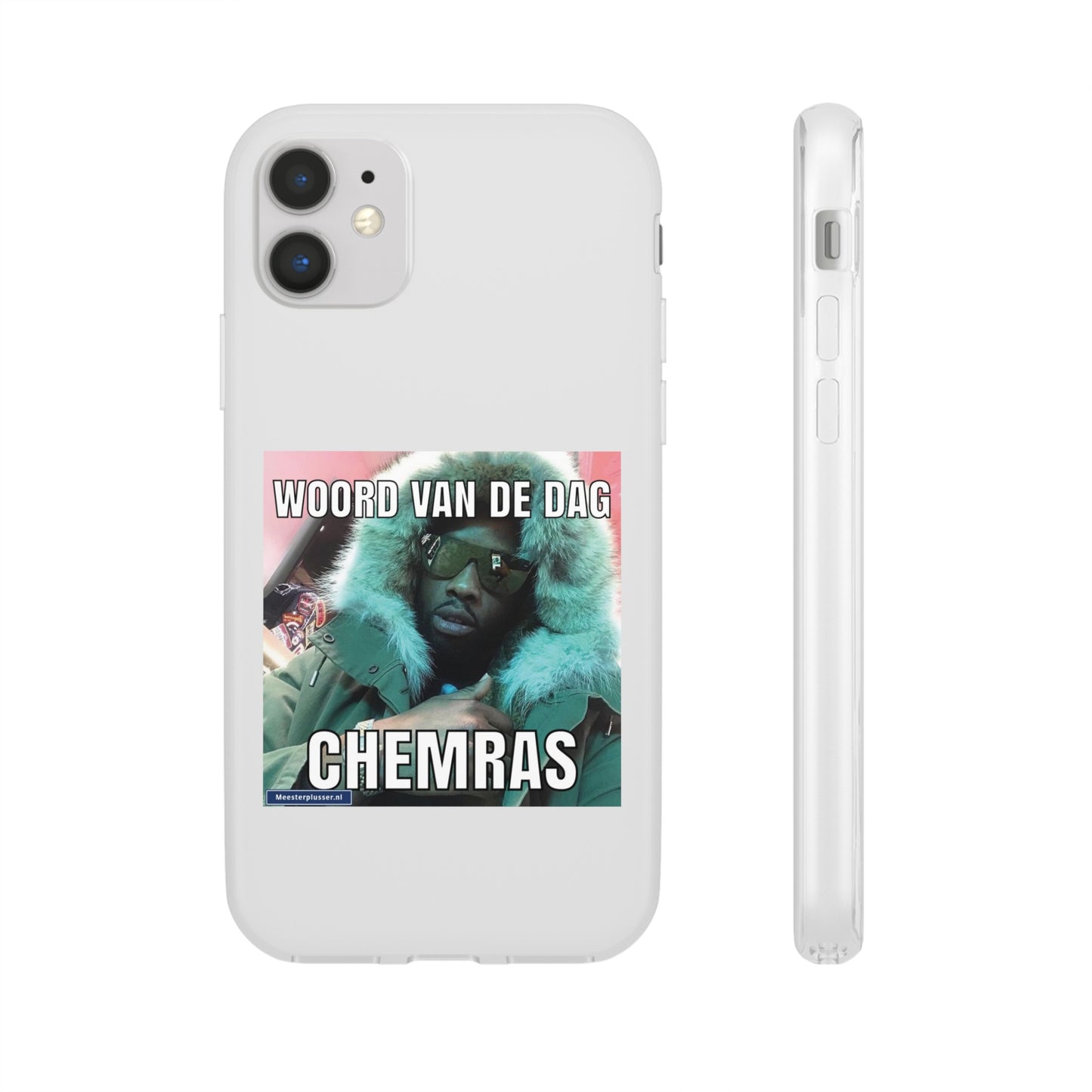 Word of the day 'Chemras' telefoonhoesje