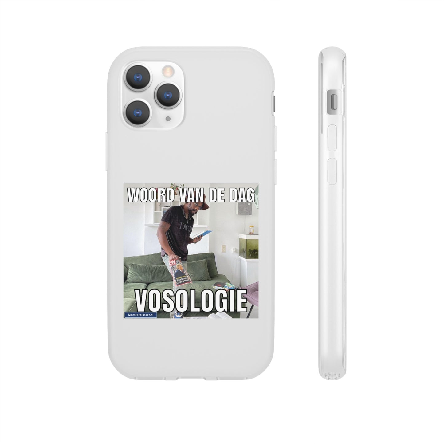 Word of the day 'Vosologie' telefoonhoesje