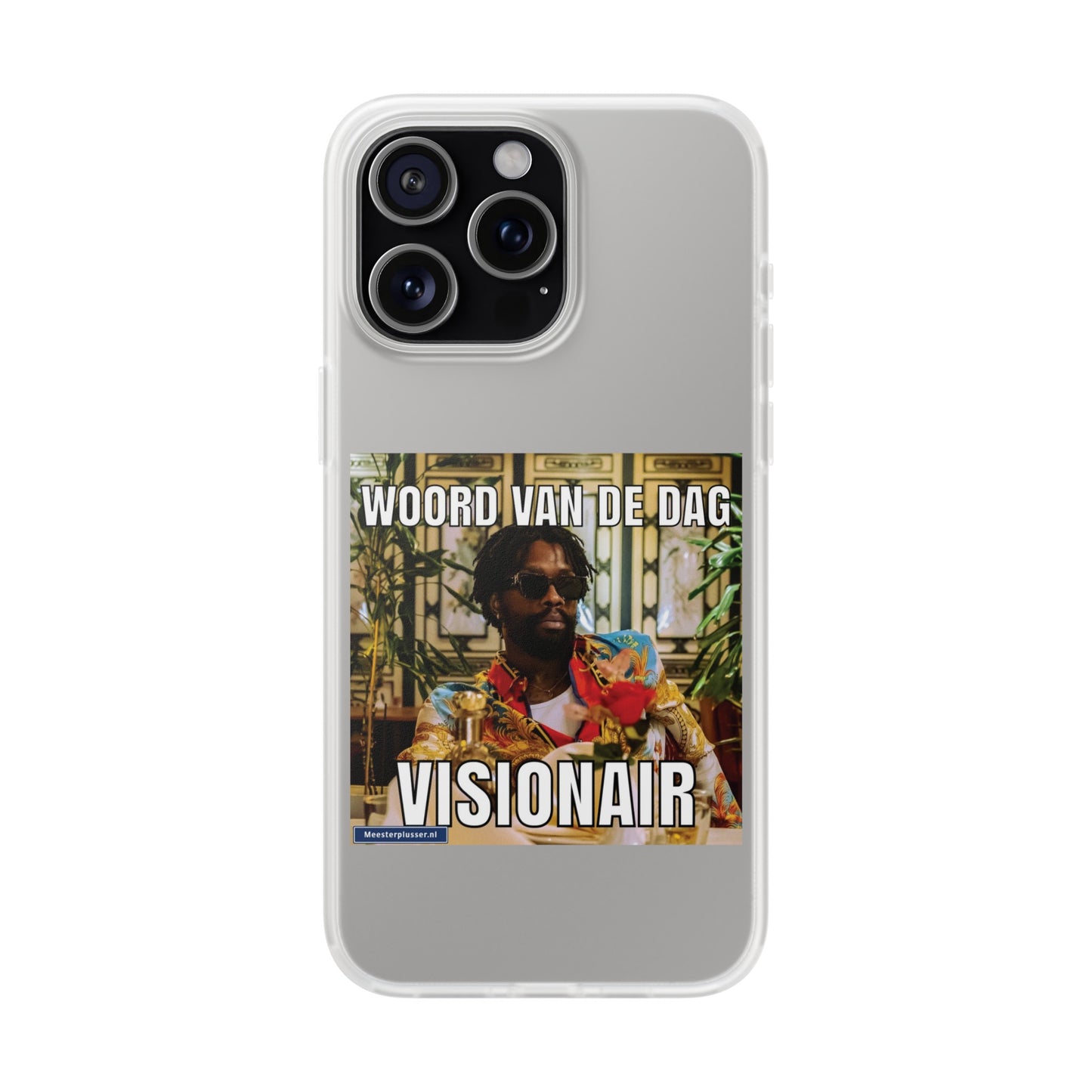 Word of the day 'Visionair' telefoonhoesje