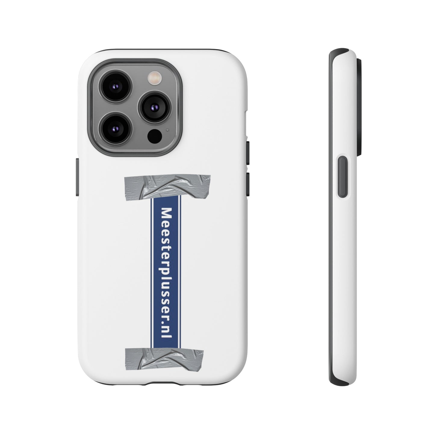 Meesterplusser straatbordlogo telefoon case