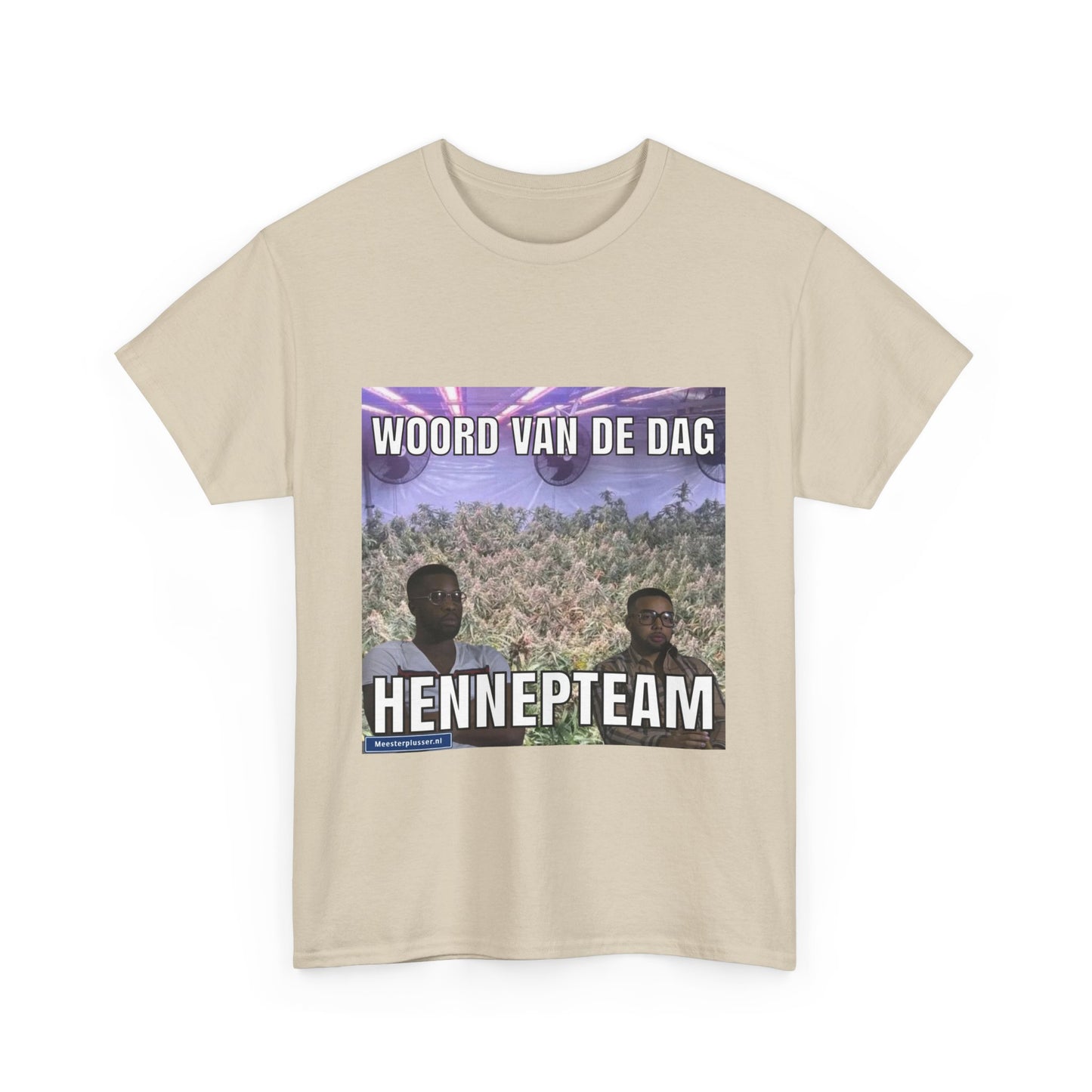''HennepTeam'' Word of the day T-shirt - Meesterplusser.nl