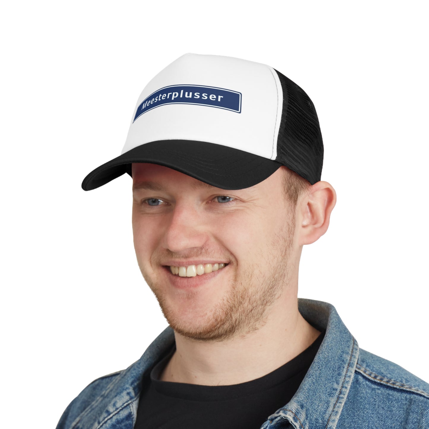Meesterplusser box logo Mesh Cap - Meesterplusser.nl