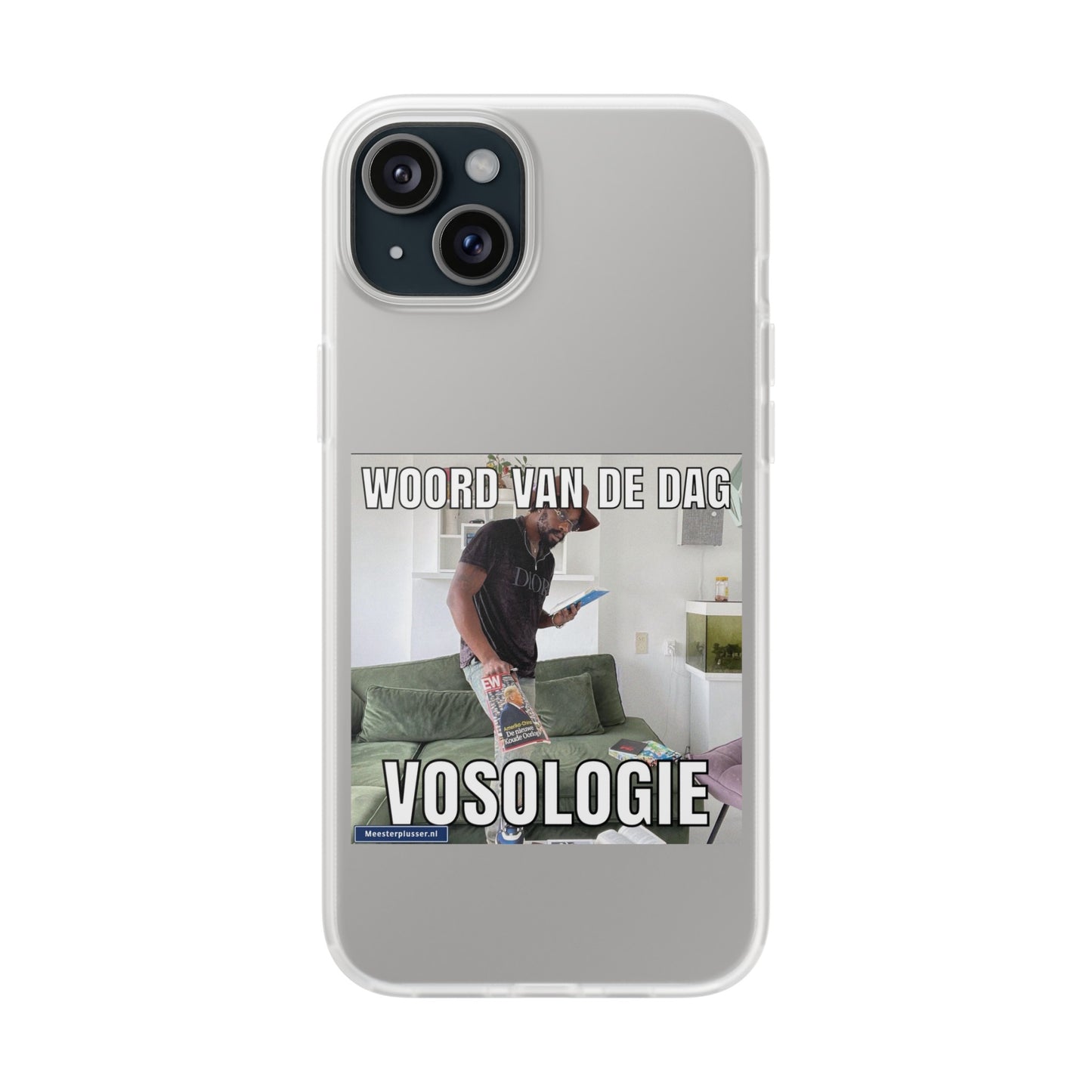 Word of the day 'Vosologie' telefoonhoesje