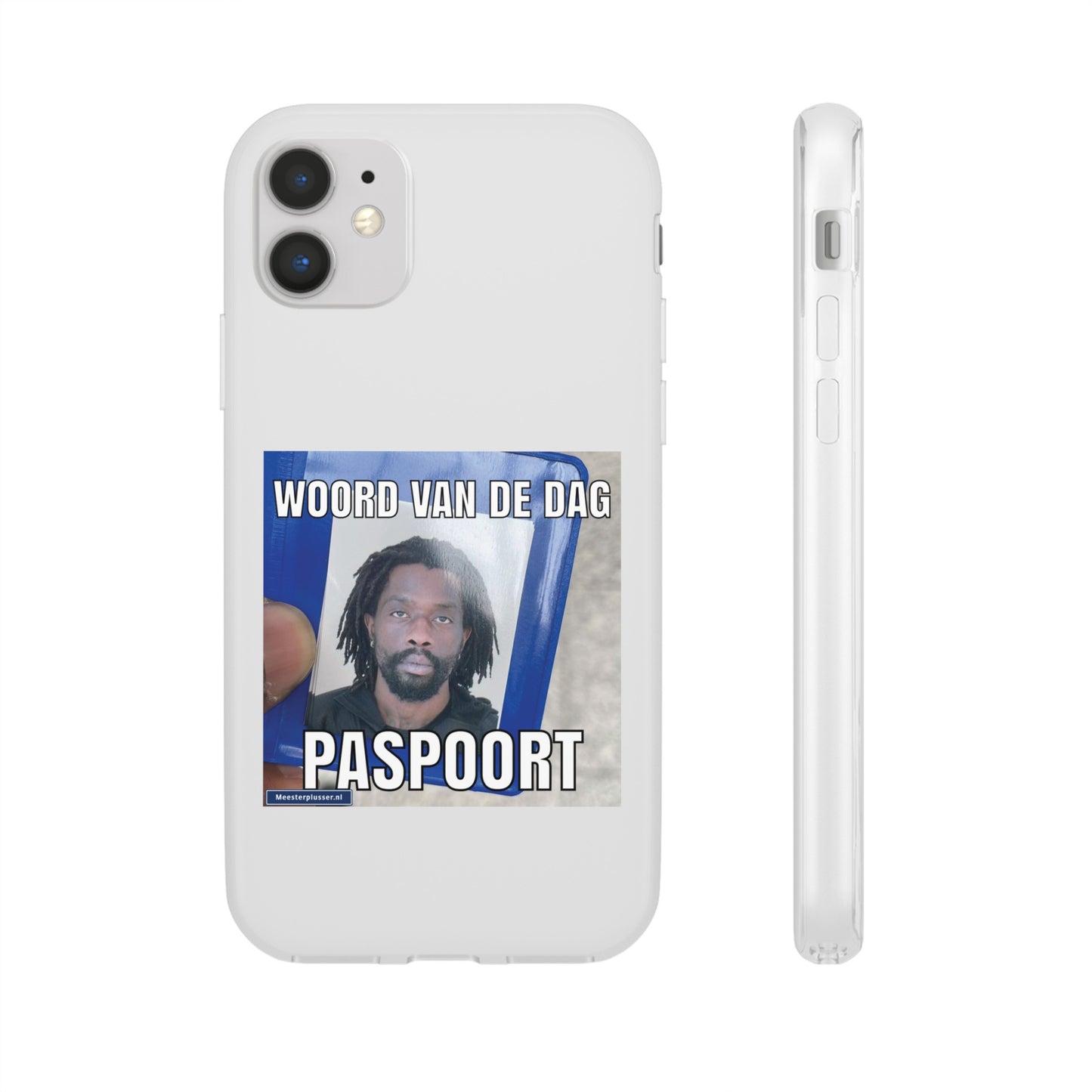 Word of the day 'Paspoort' telefoonhoesje