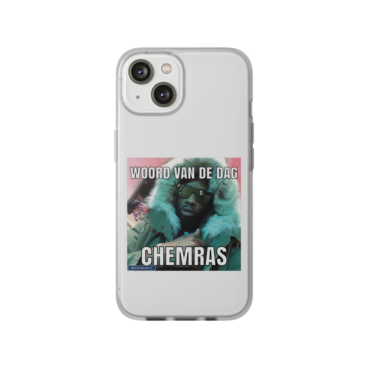 Word of the day 'Chemras' telefoonhoesje