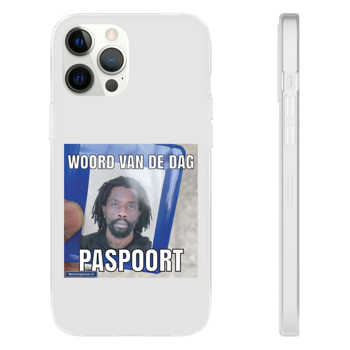 Word of the day 'Paspoort' telefoonhoesje