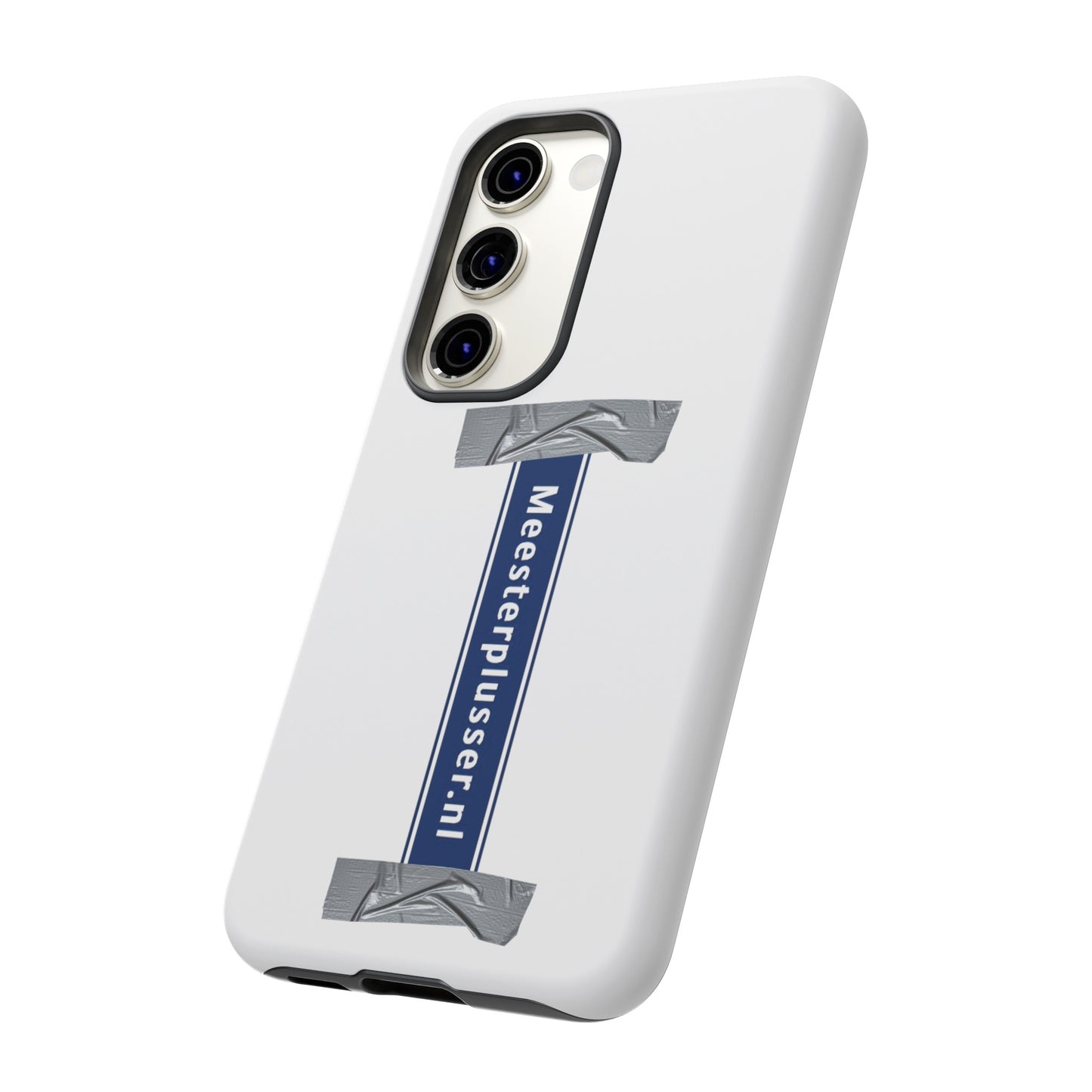 Meesterplusser straatbordlogo telefoon case
