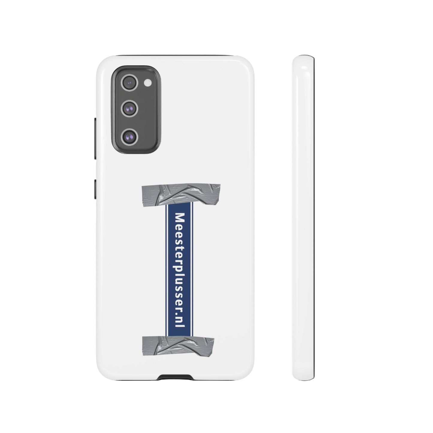 Meesterplusser straatbordlogo telefoon case