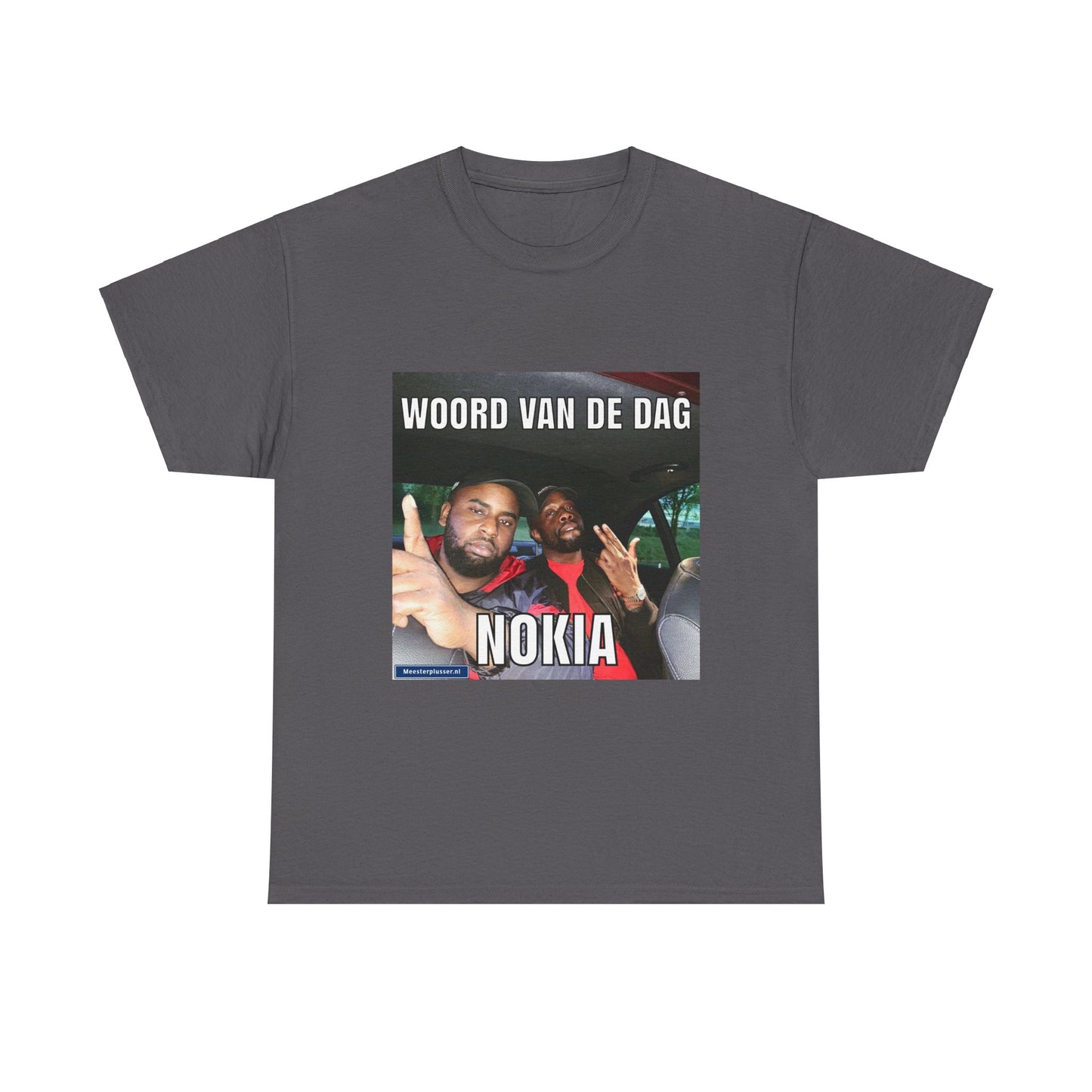 ''Nokia'' Word of the day T-shirt - Meesterplusser.nl