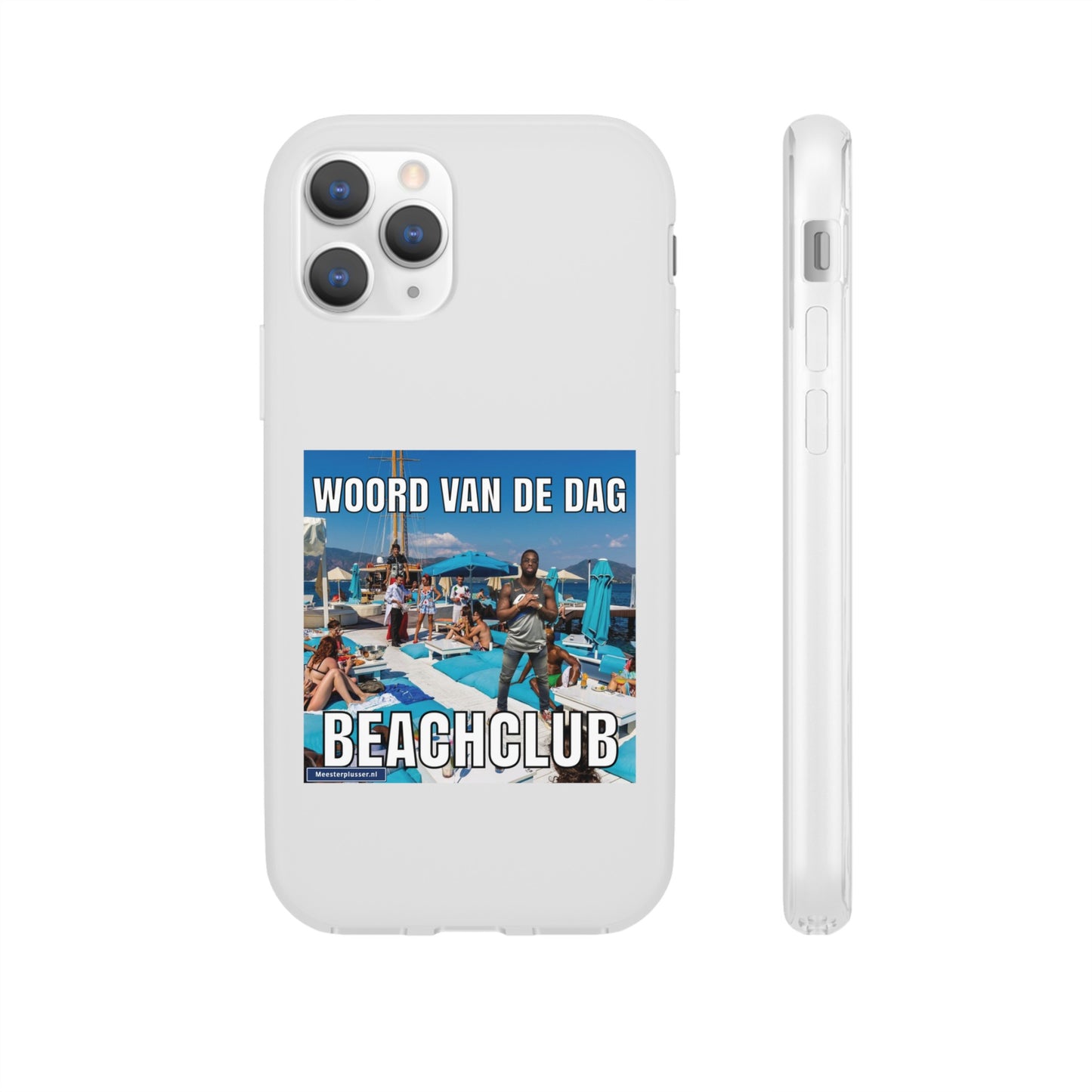 Word of the day 'Beachclub' telefoonhoesje