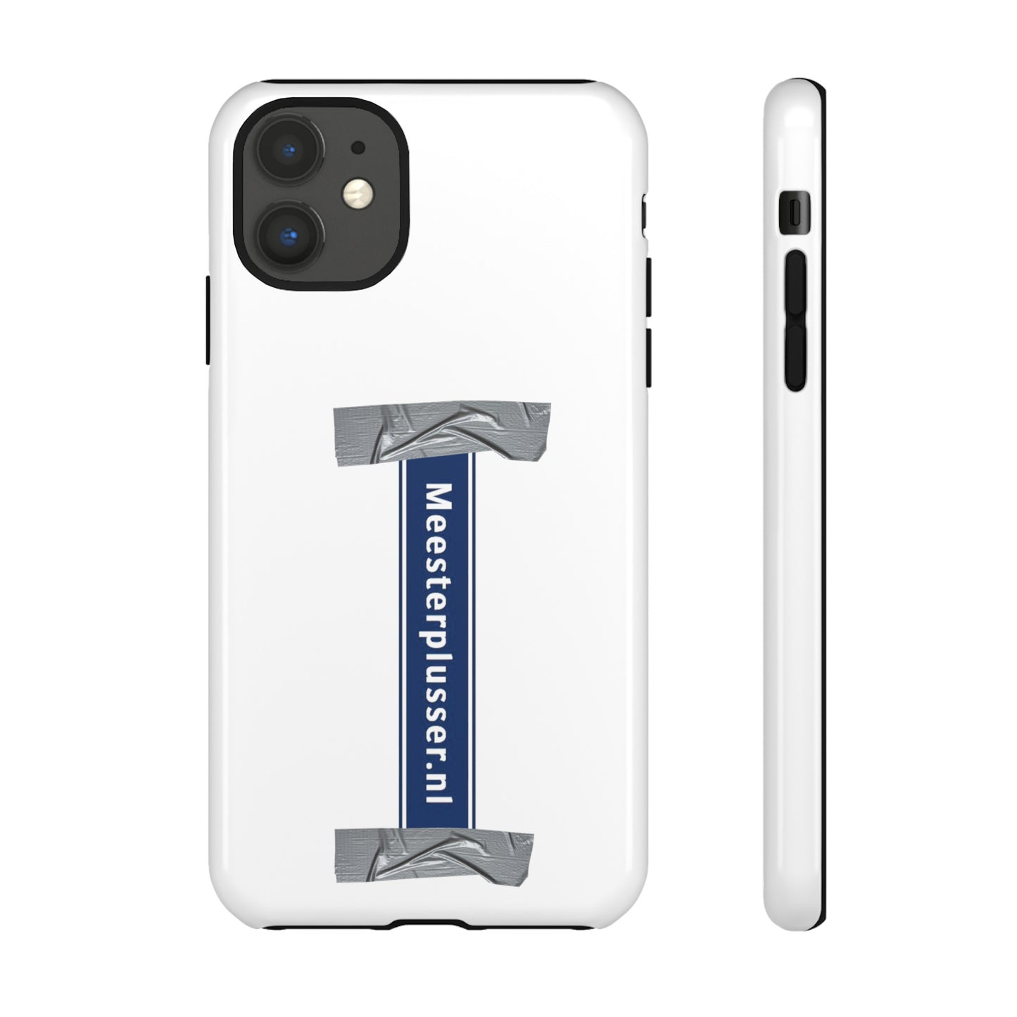 Meesterplusser straatbordlogo telefoon case