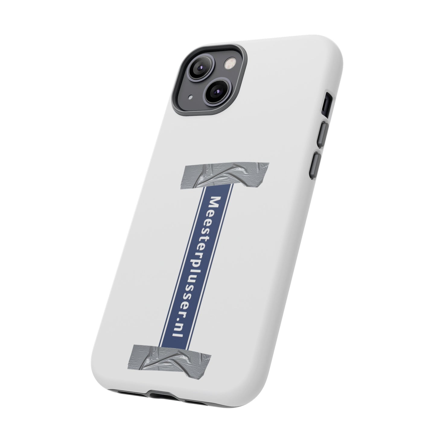 Meesterplusser straatbordlogo telefoon case
