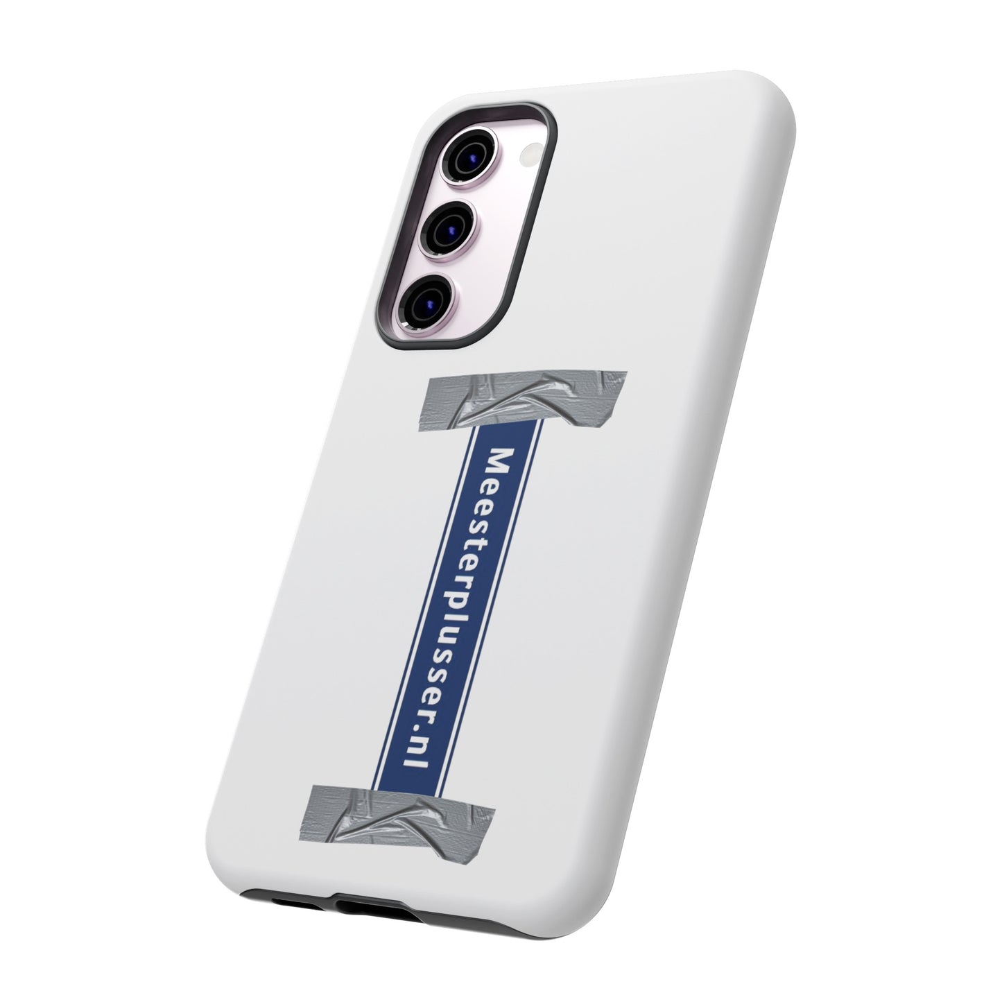 Meesterplusser straatbordlogo telefoon case