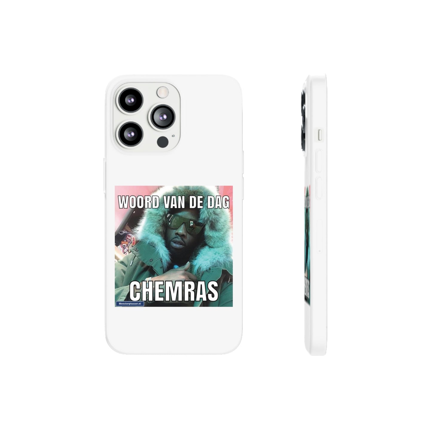 Word of the day 'Chemras' telefoonhoesje