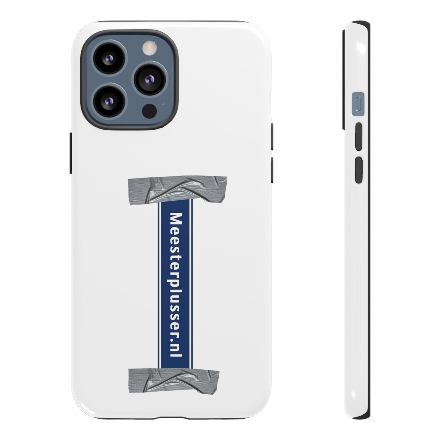 Meesterplusser straatbordlogo telefoon case