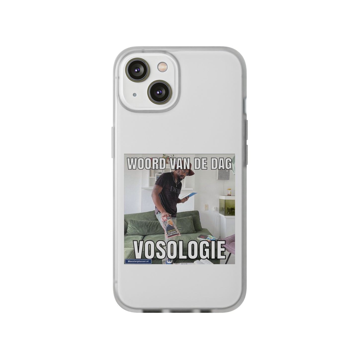 Word of the day 'Vosologie' telefoonhoesje