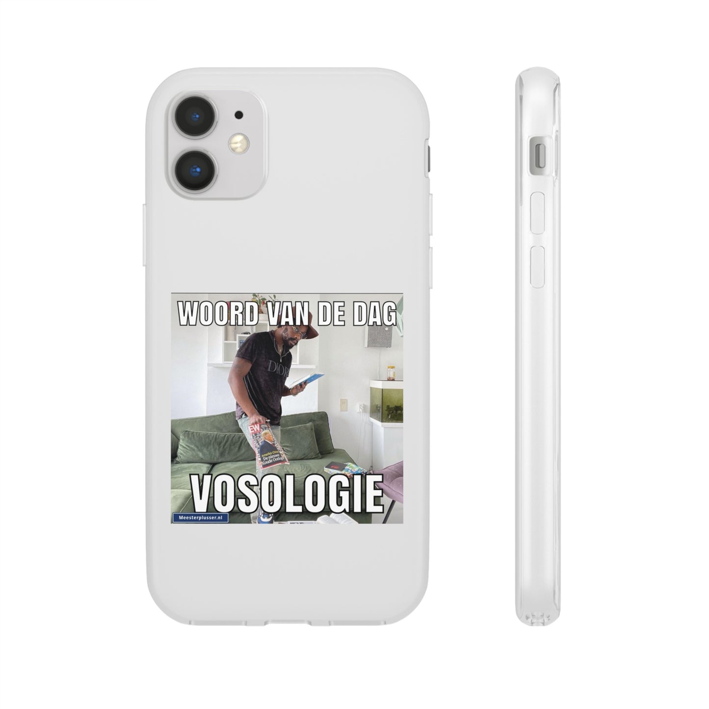 Word of the day 'Vosologie' telefoonhoesje