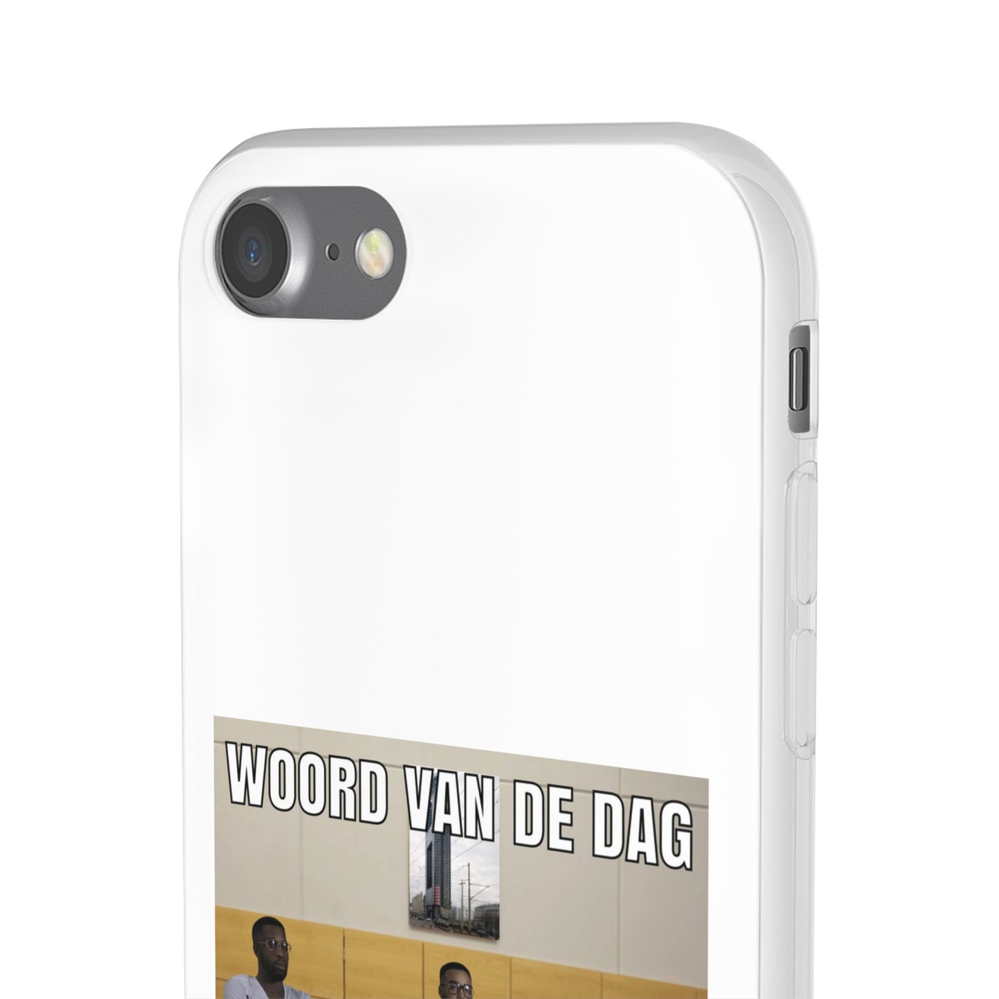 Word of the day 'geseponeerd' telefoonhoesje