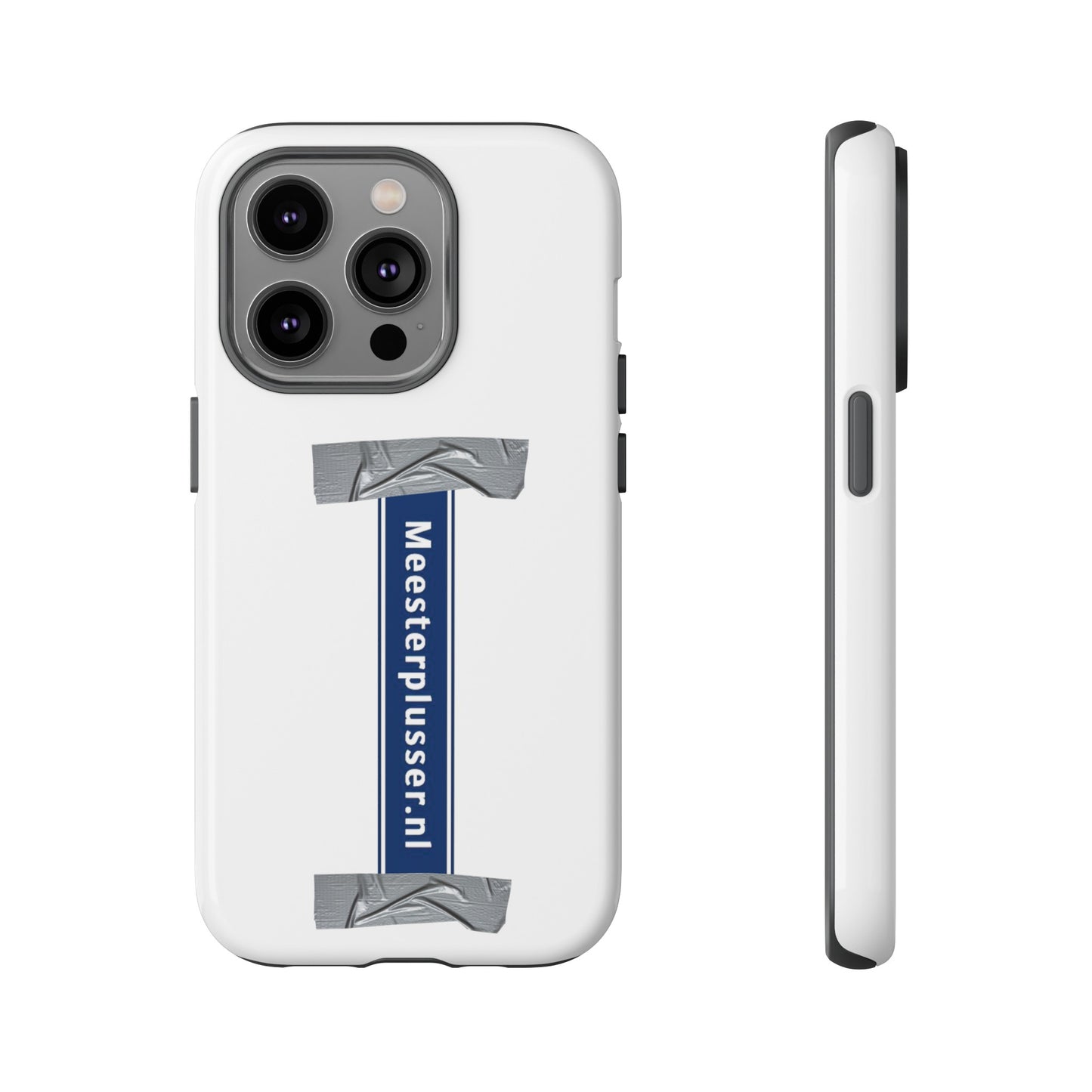 Meesterplusser straatbordlogo telefoon case