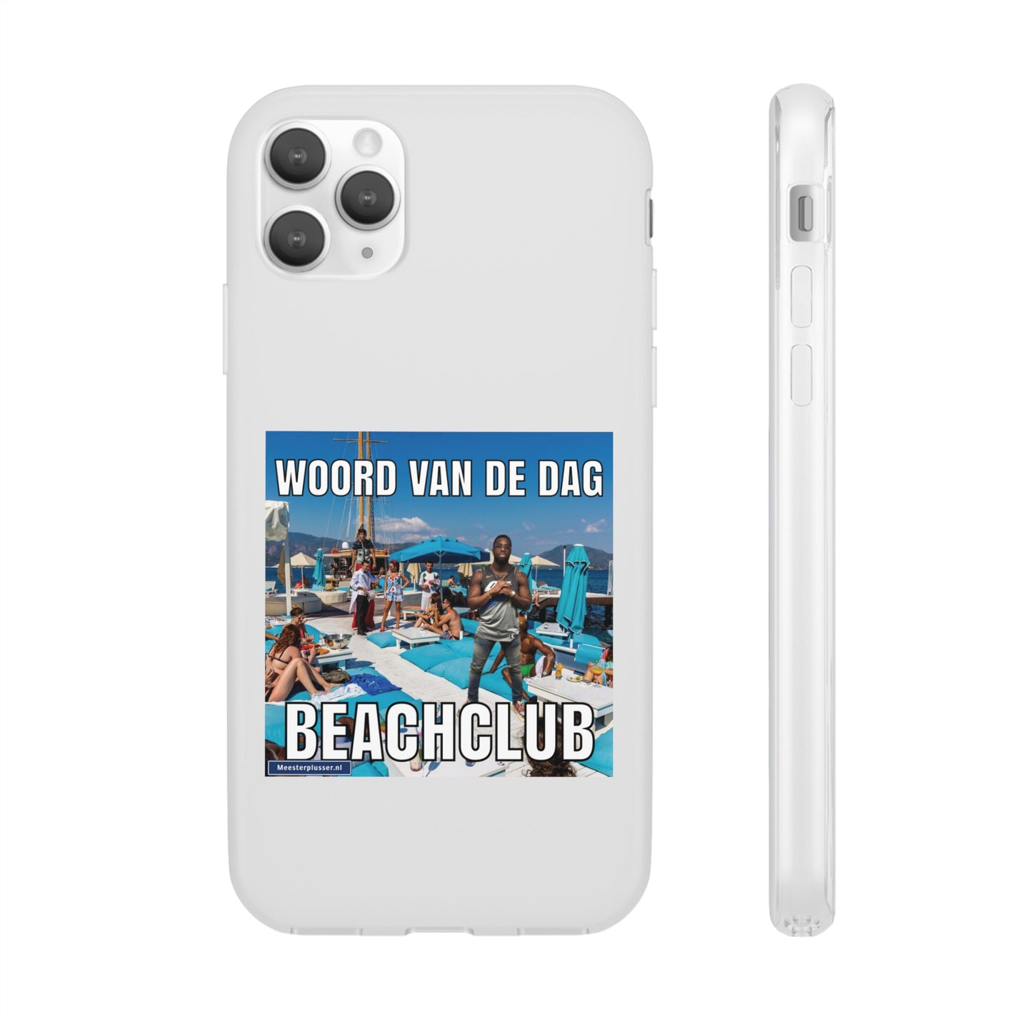Word of the day 'Beachclub' telefoonhoesje