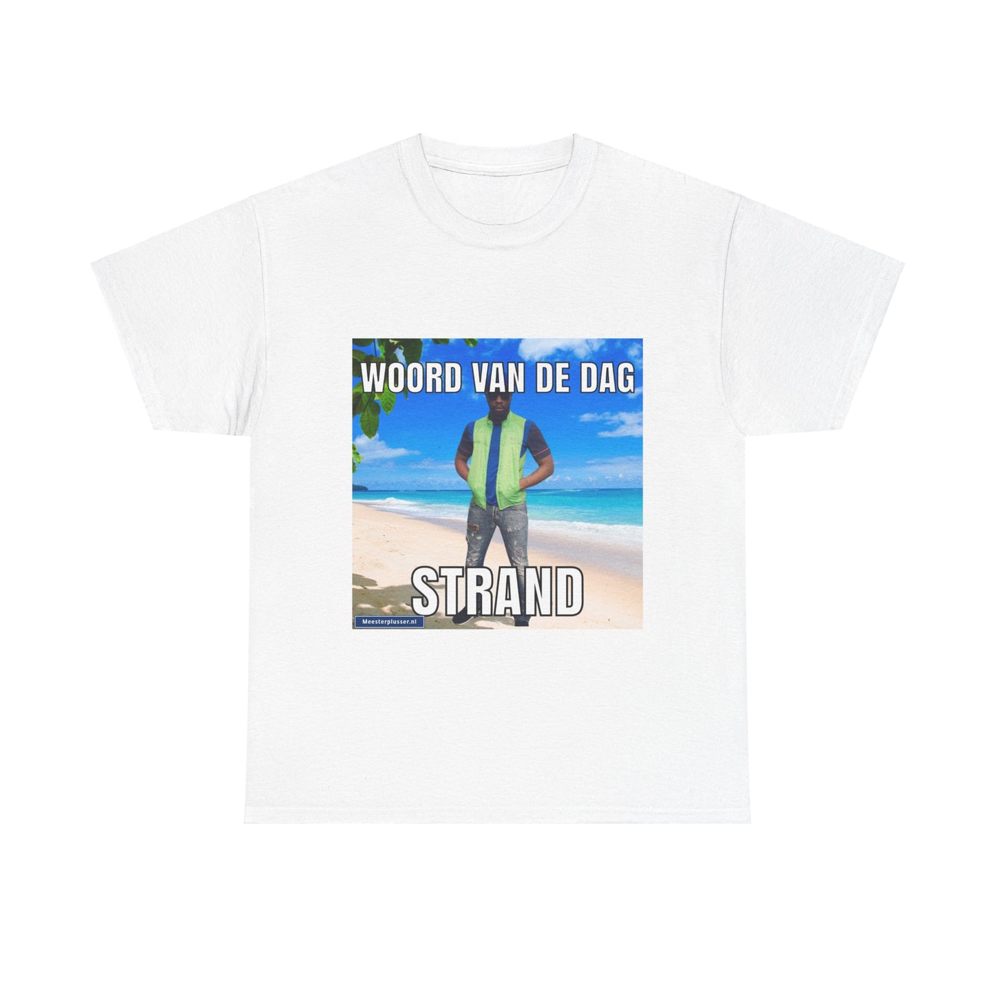 ''Strand'' Word of the day T-shirt - Meesterplusser.nl