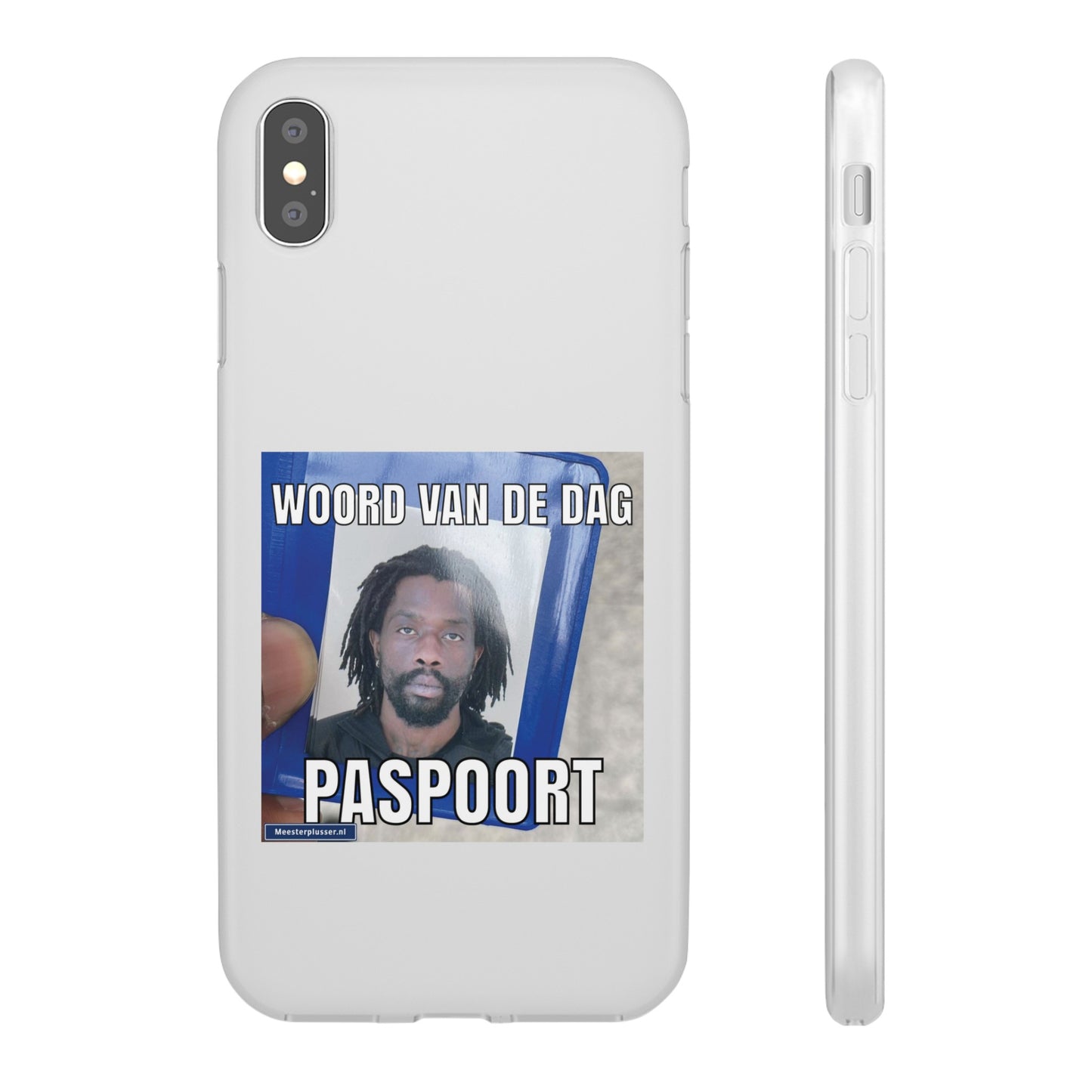 Word of the day 'Paspoort' telefoonhoesje