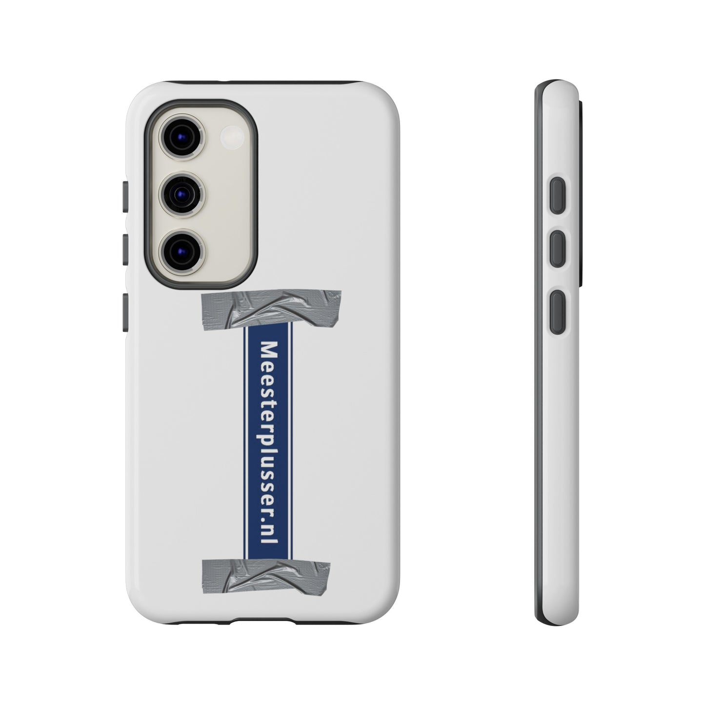 Meesterplusser straatbordlogo telefoon case