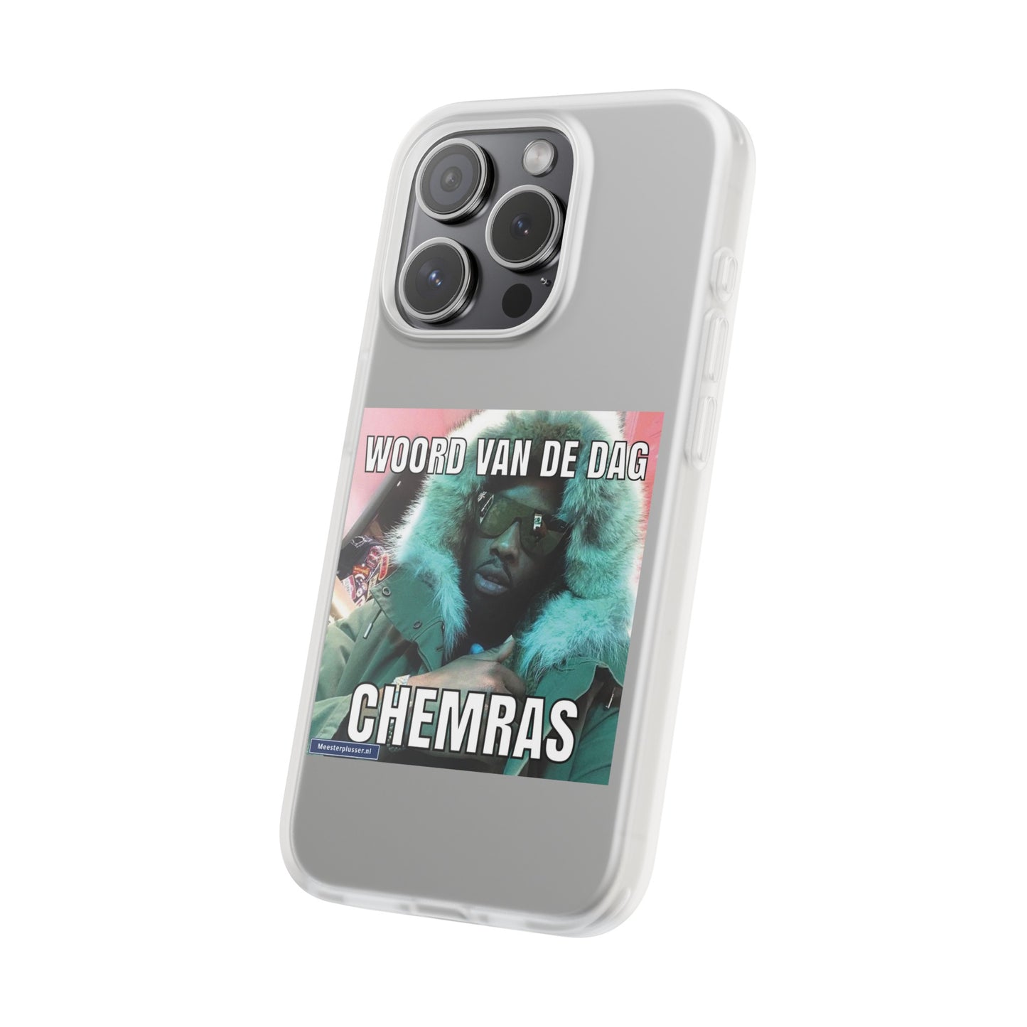 Word of the day 'Chemras' telefoonhoesje