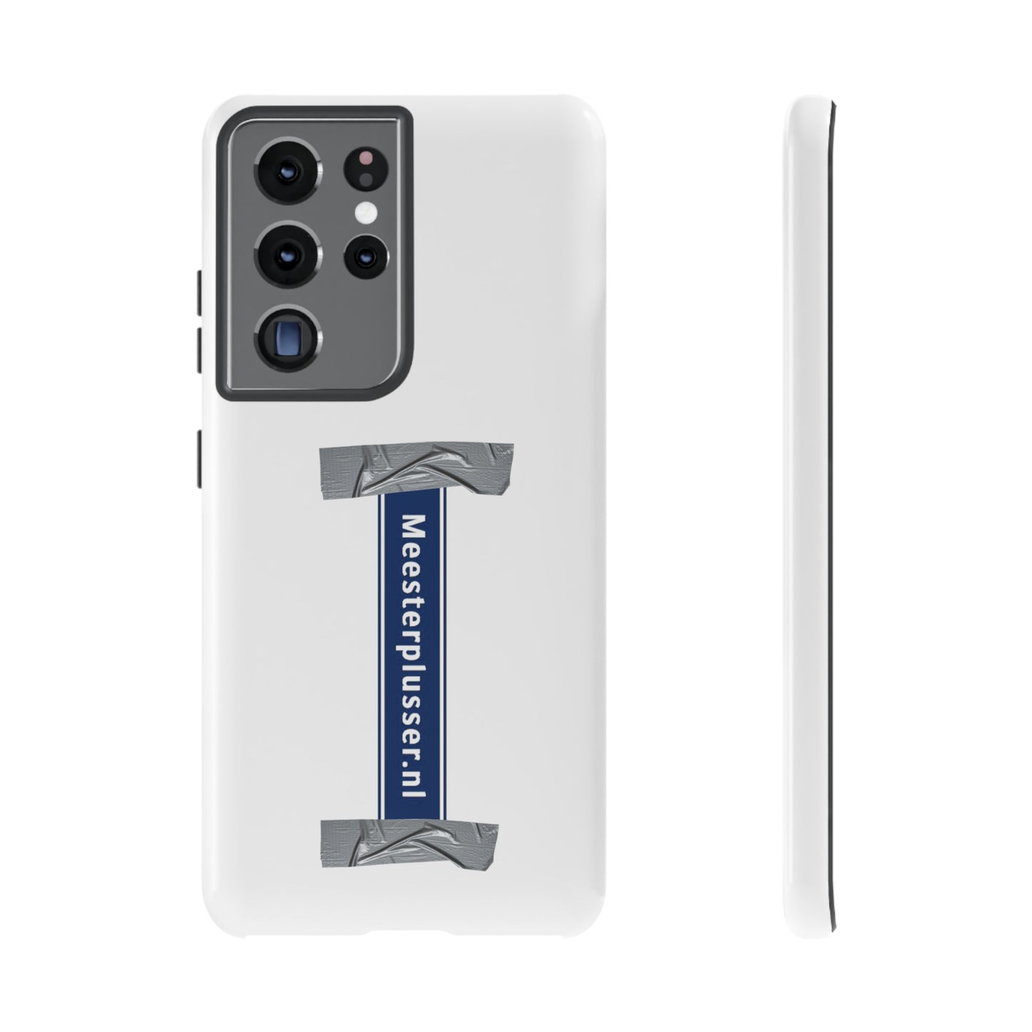 Meesterplusser straatbordlogo telefoon case