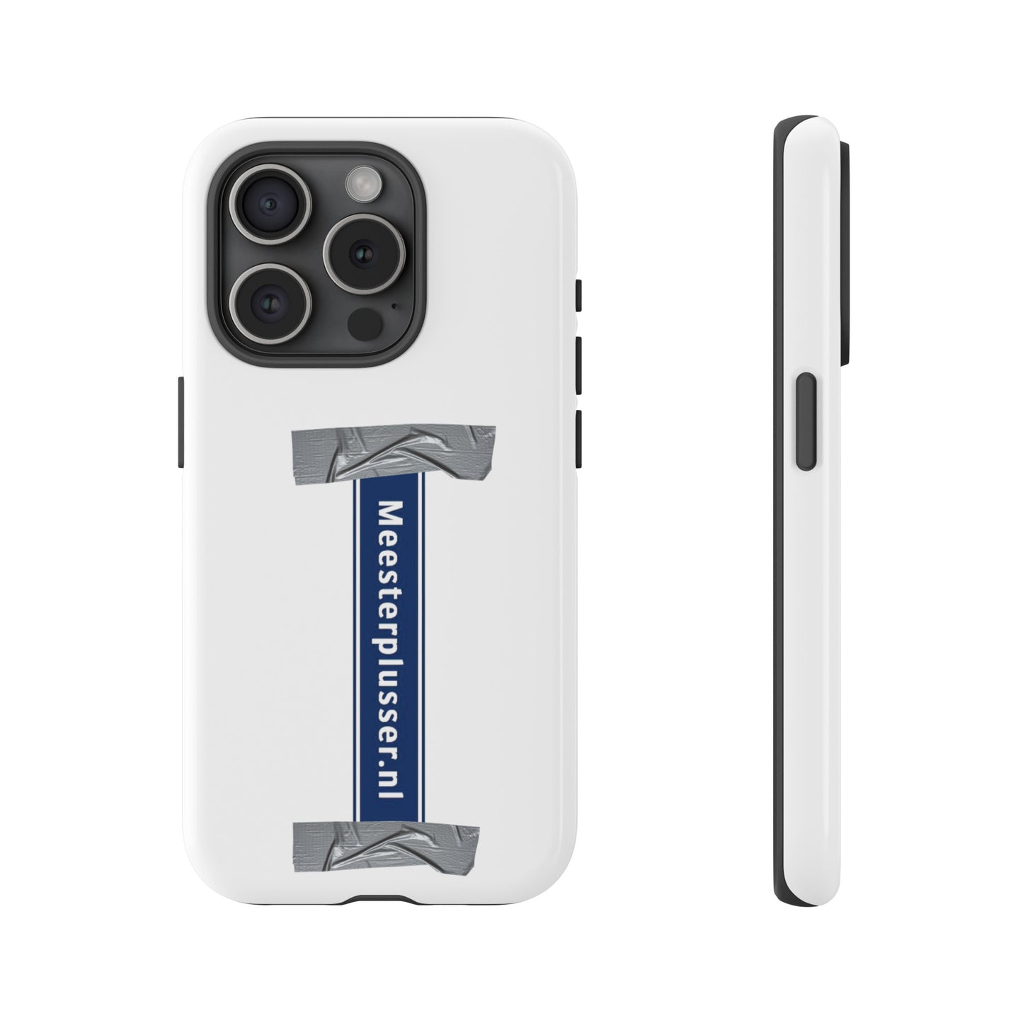Meesterplusser straatbordlogo telefoon case