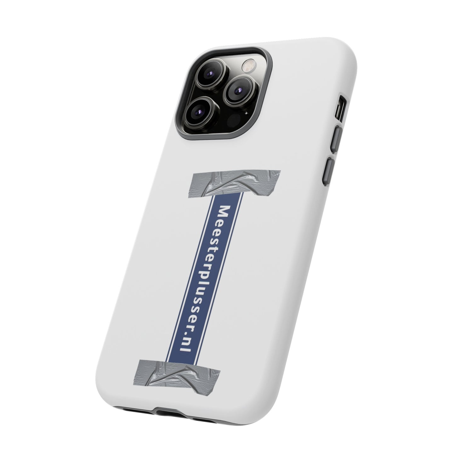 Meesterplusser straatbordlogo telefoon case