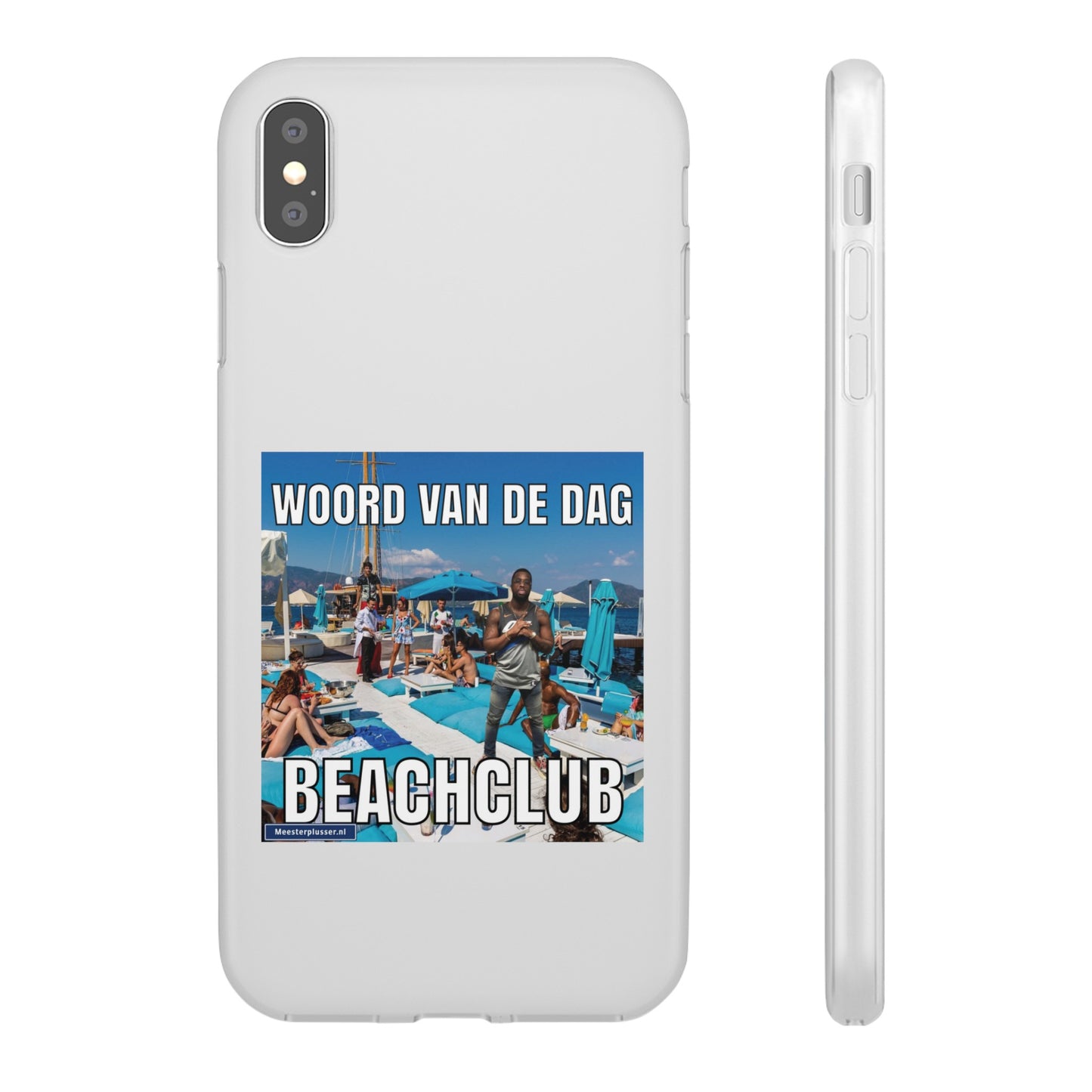 Word of the day 'Beachclub' telefoonhoesje