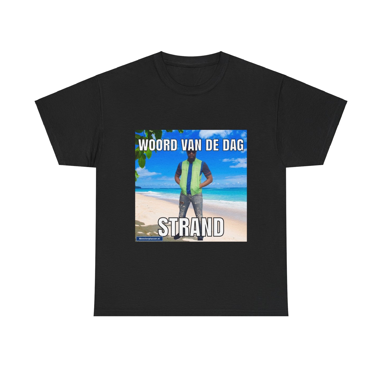 ''Strand'' Word of the day T-shirt - Meesterplusser.nl