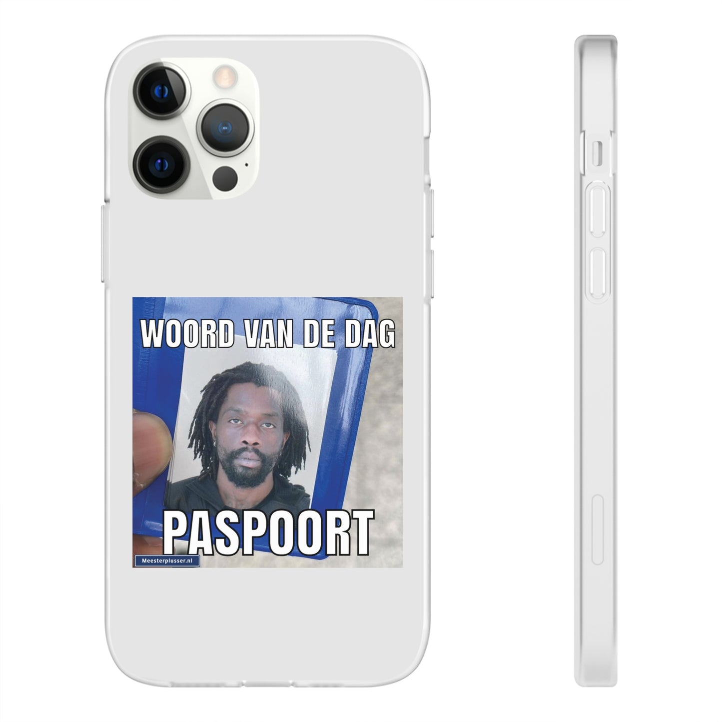 Word of the day 'Paspoort' telefoonhoesje