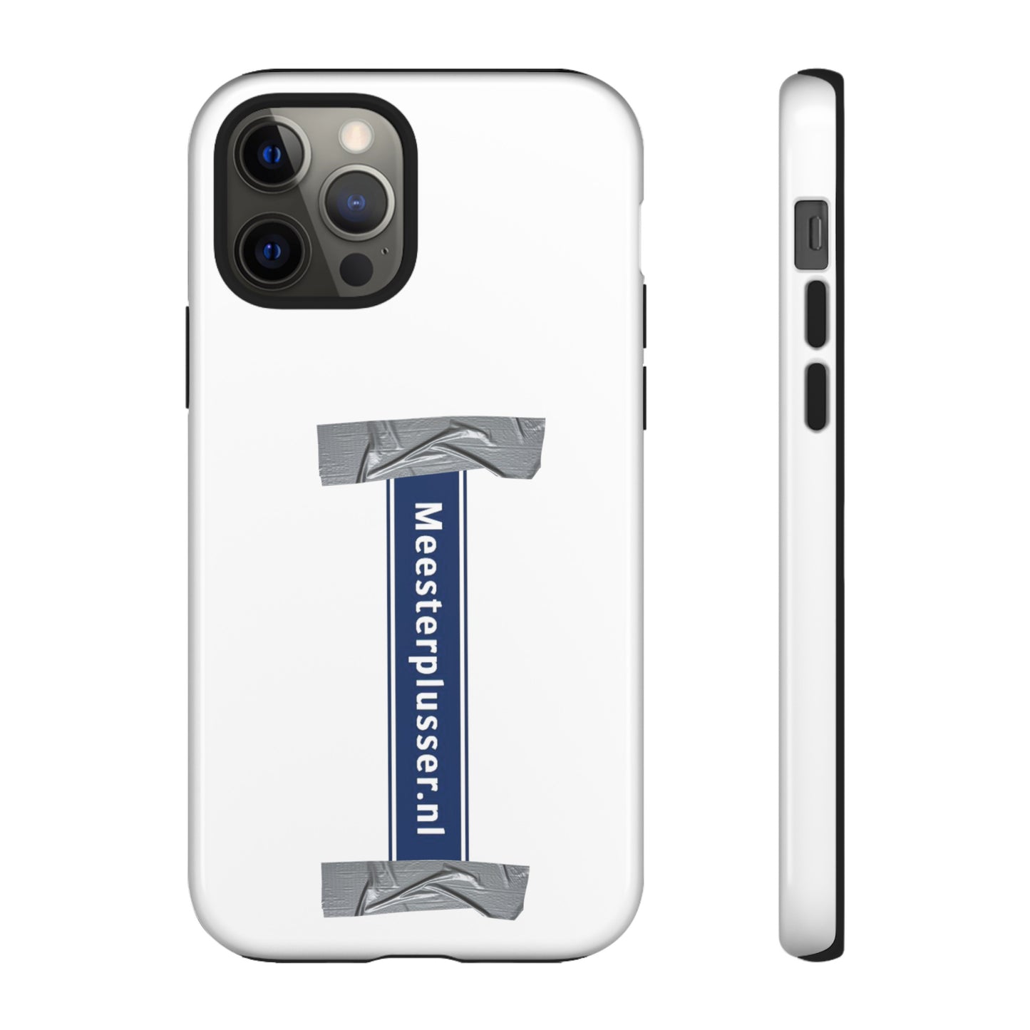 Meesterplusser straatbordlogo telefoon case