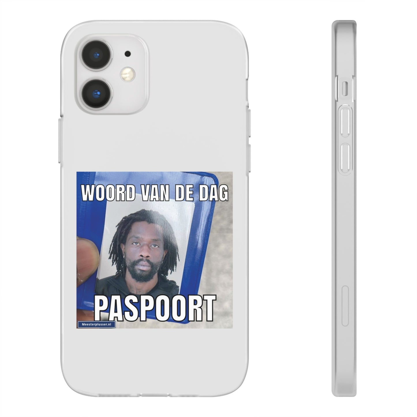 Word of the day 'Paspoort' telefoonhoesje