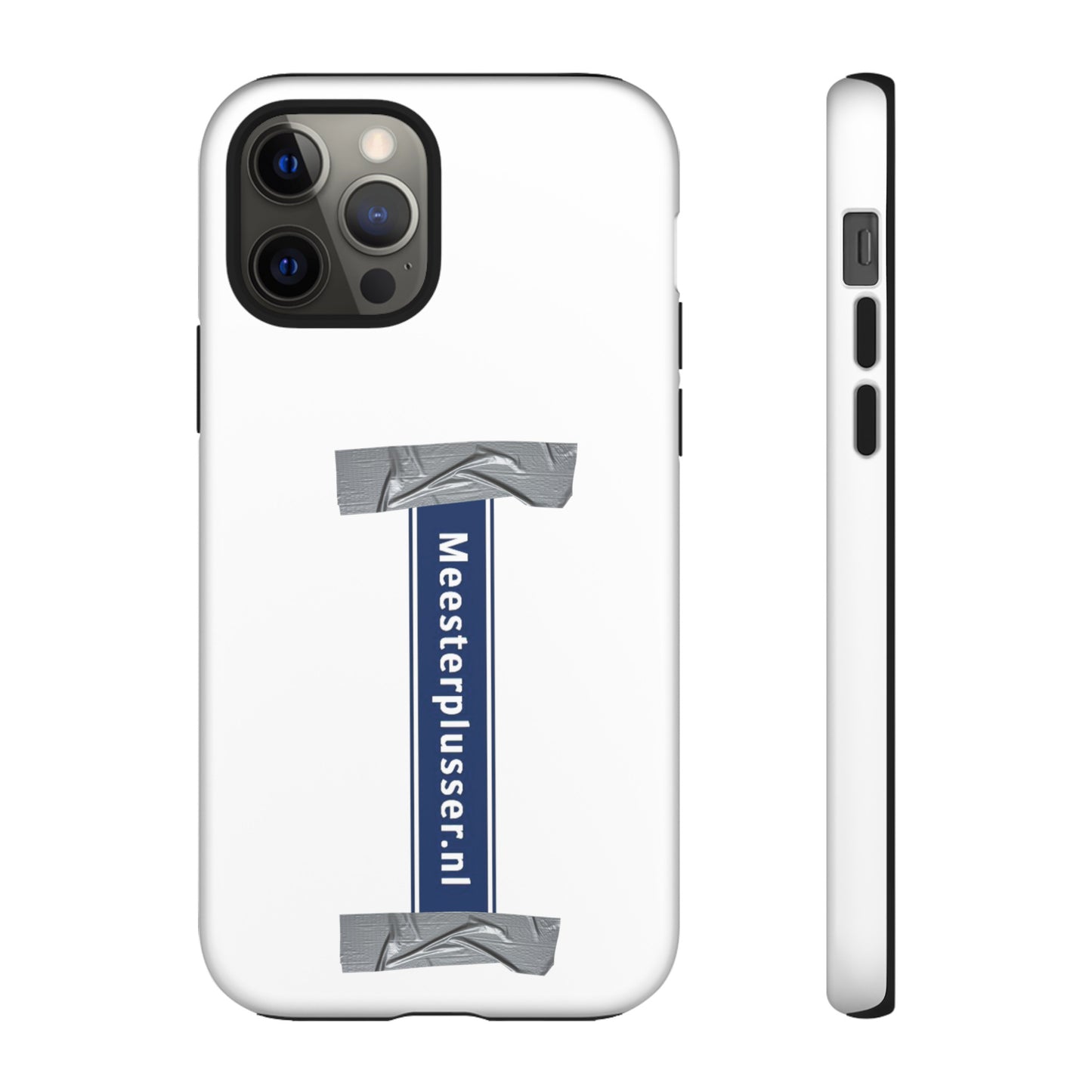 Meesterplusser straatbordlogo telefoon case