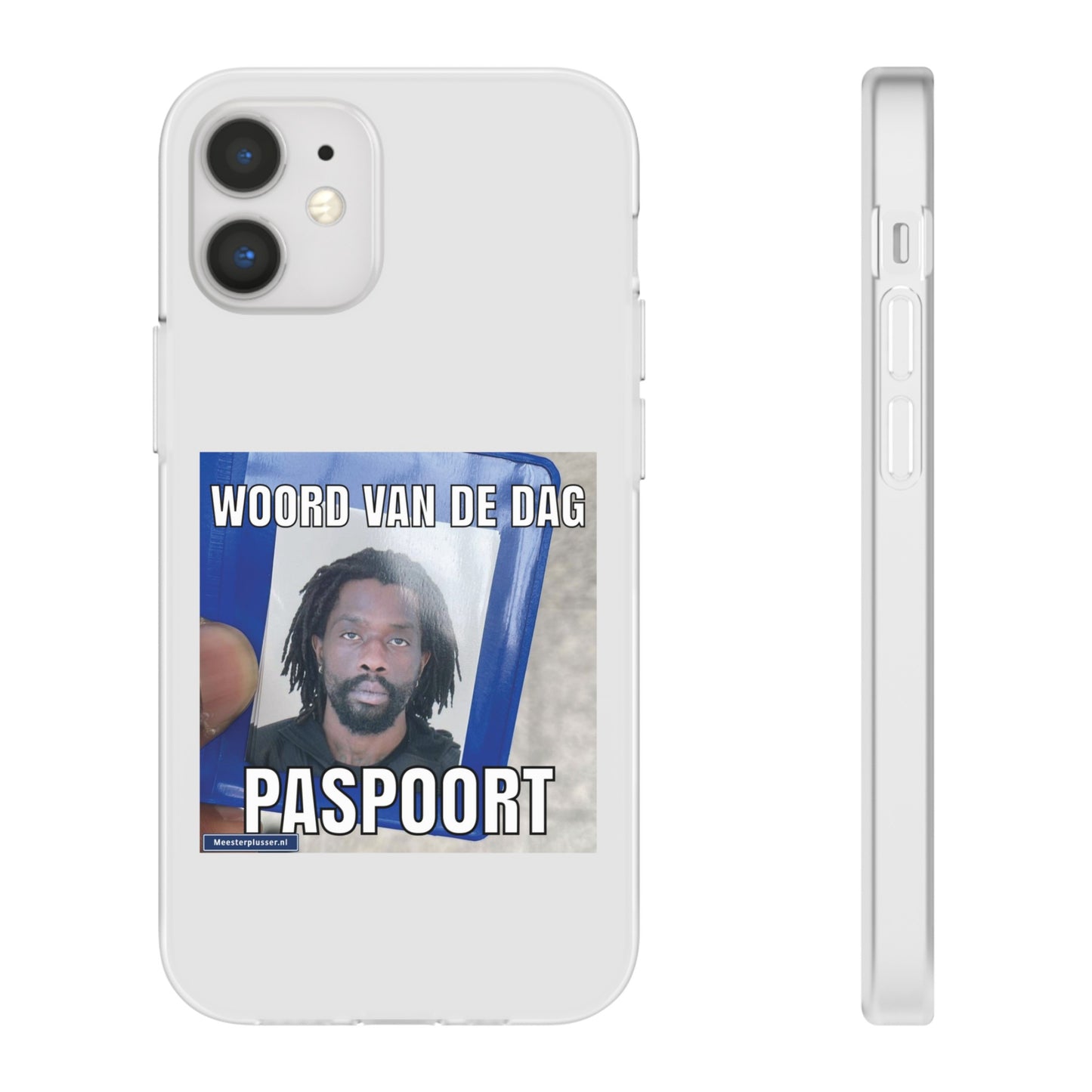 Word of the day 'Paspoort' telefoonhoesje