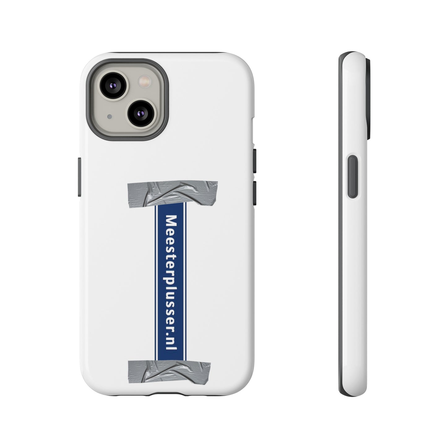 Meesterplusser straatbordlogo telefoon case