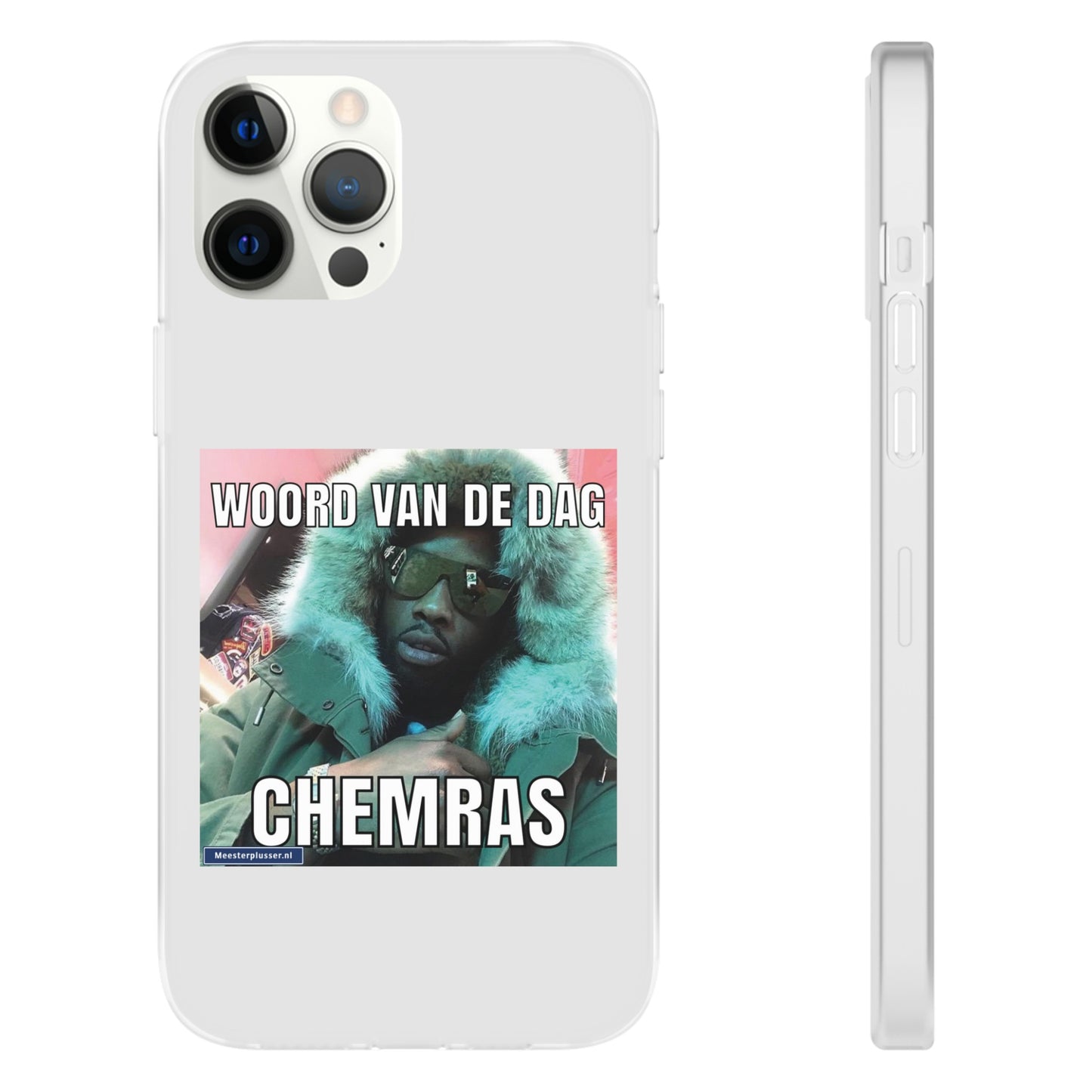 Word of the day 'Chemras' telefoonhoesje