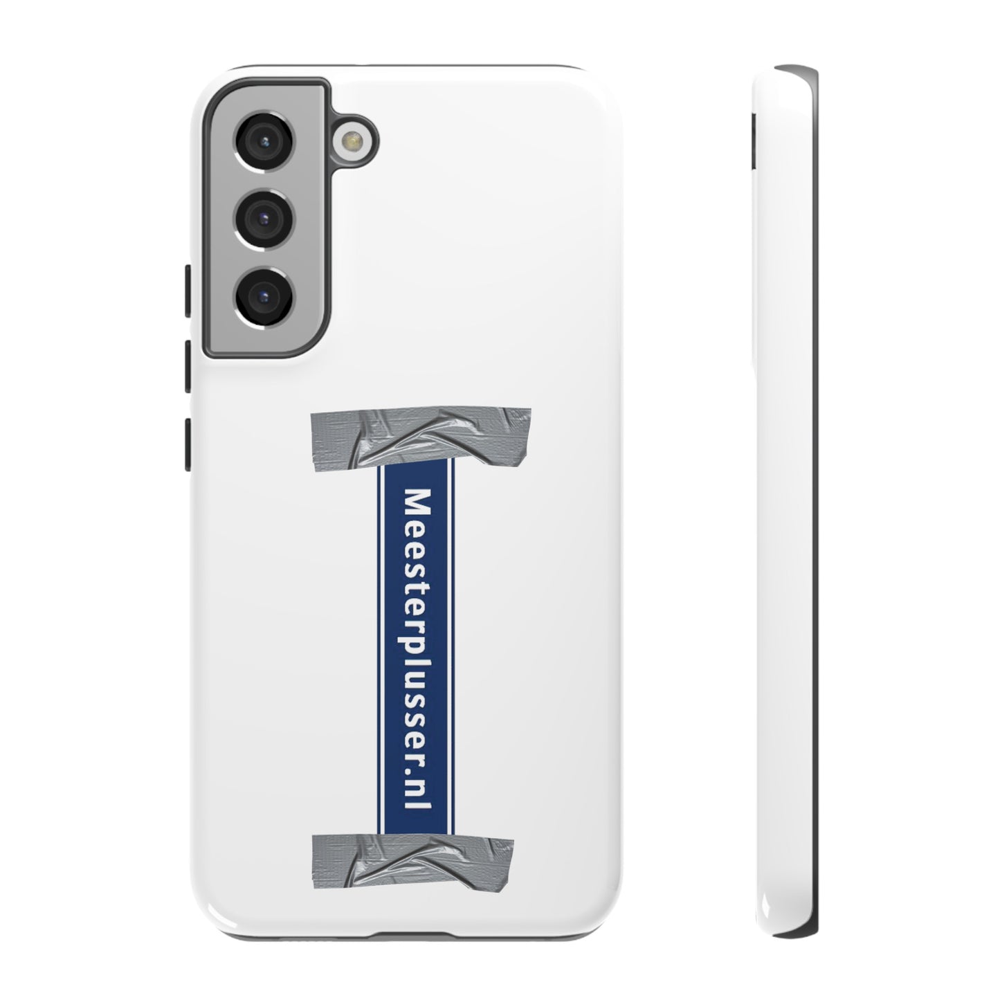 Meesterplusser straatbordlogo telefoon case