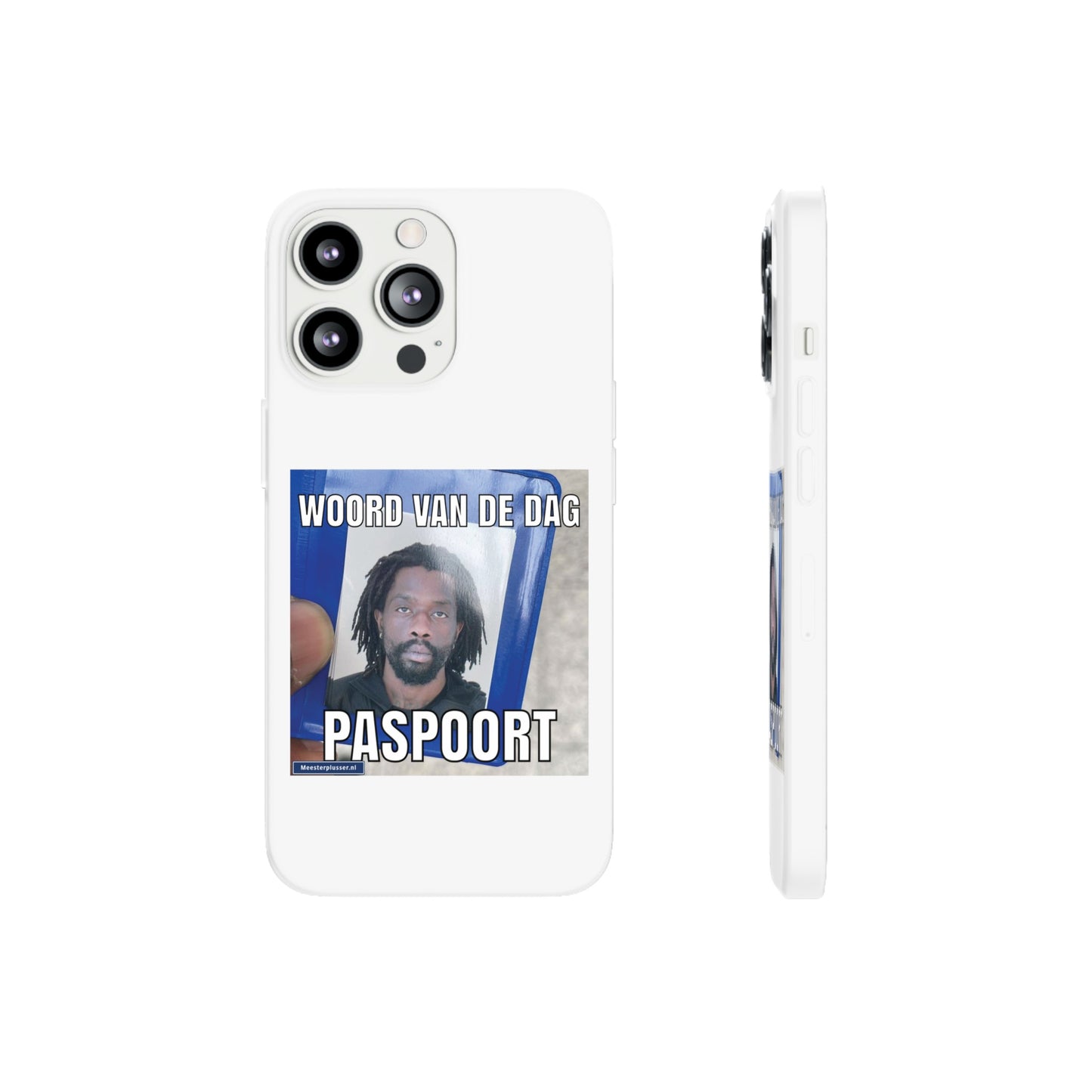 Word of the day 'Paspoort' telefoonhoesje