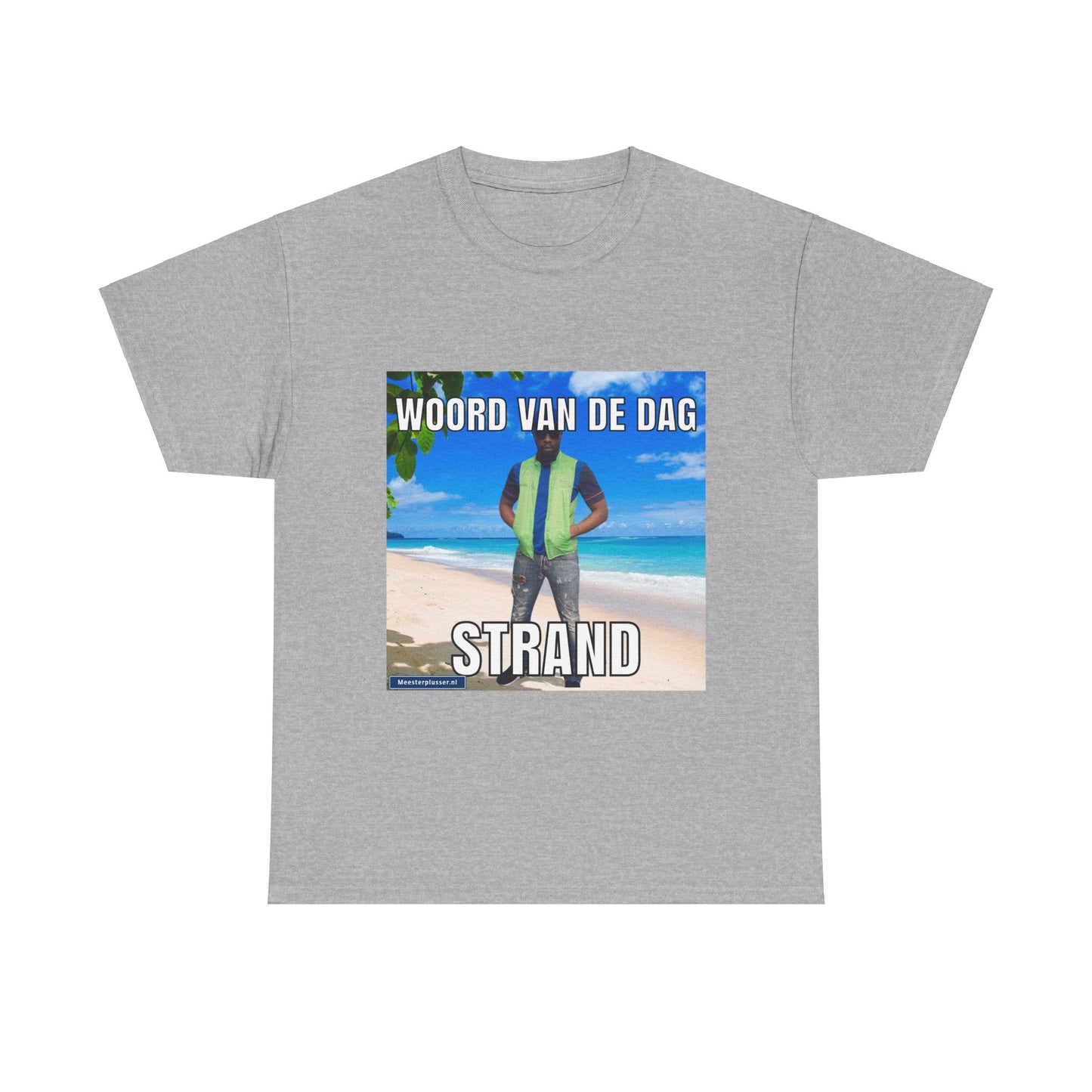 ''Strand'' Word of the day T-shirt - Meesterplusser.nl