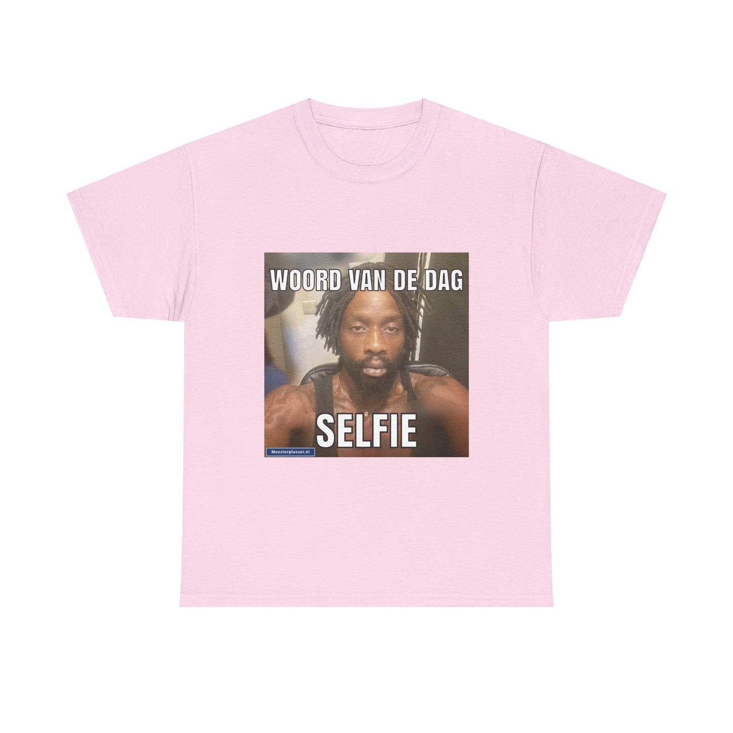 ''Selfie'' Word of the day T-shirt - Meesterplusser.nl