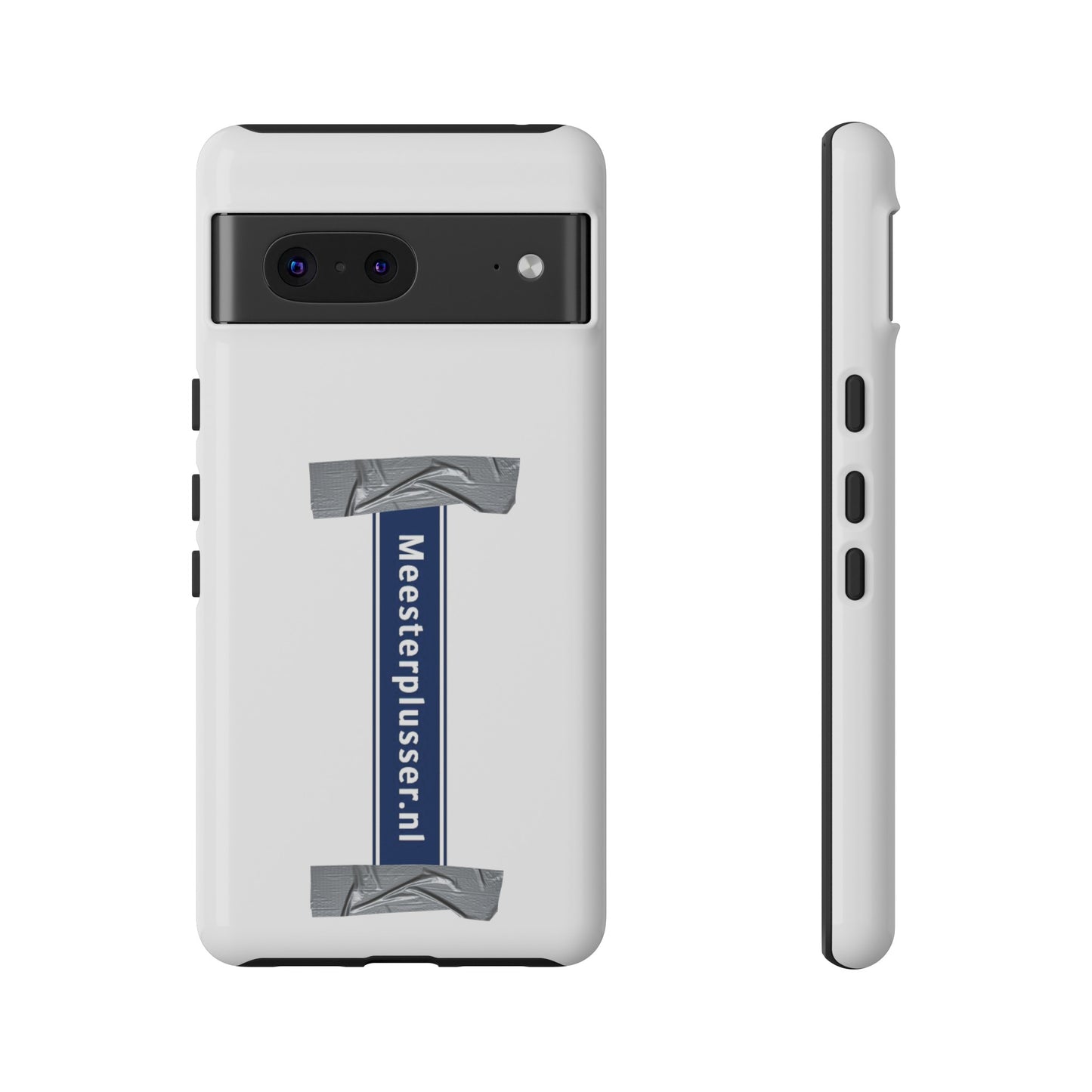 Meesterplusser straatbordlogo telefoon case