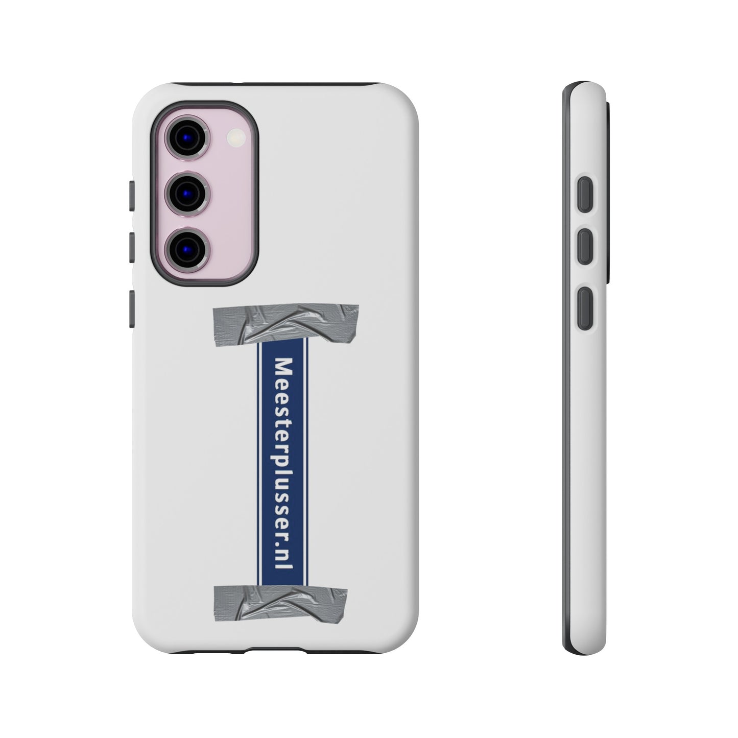Meesterplusser straatbordlogo telefoon case