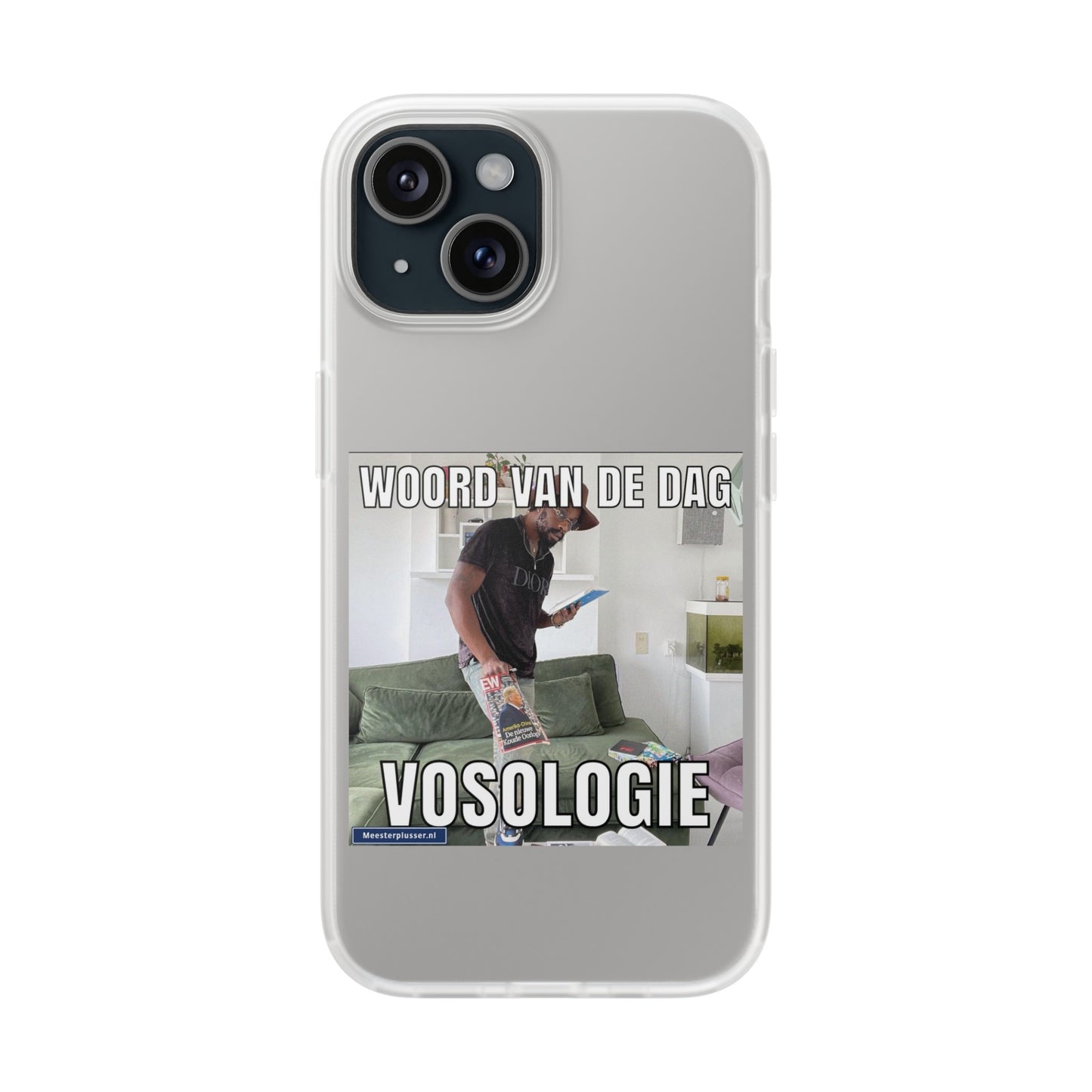 Word of the day 'Vosologie' telefoonhoesje