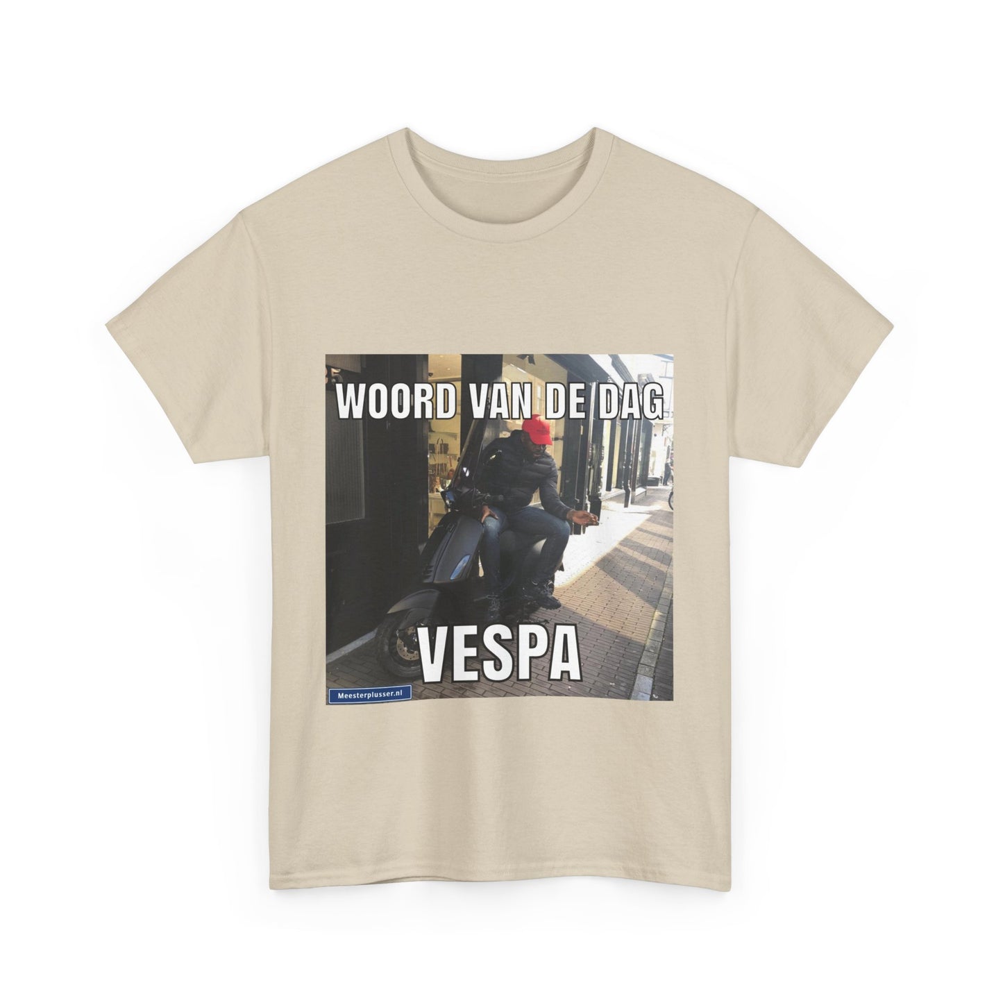 ''Vespa'' Word of the day T-shirt - Meesterplusser.nl