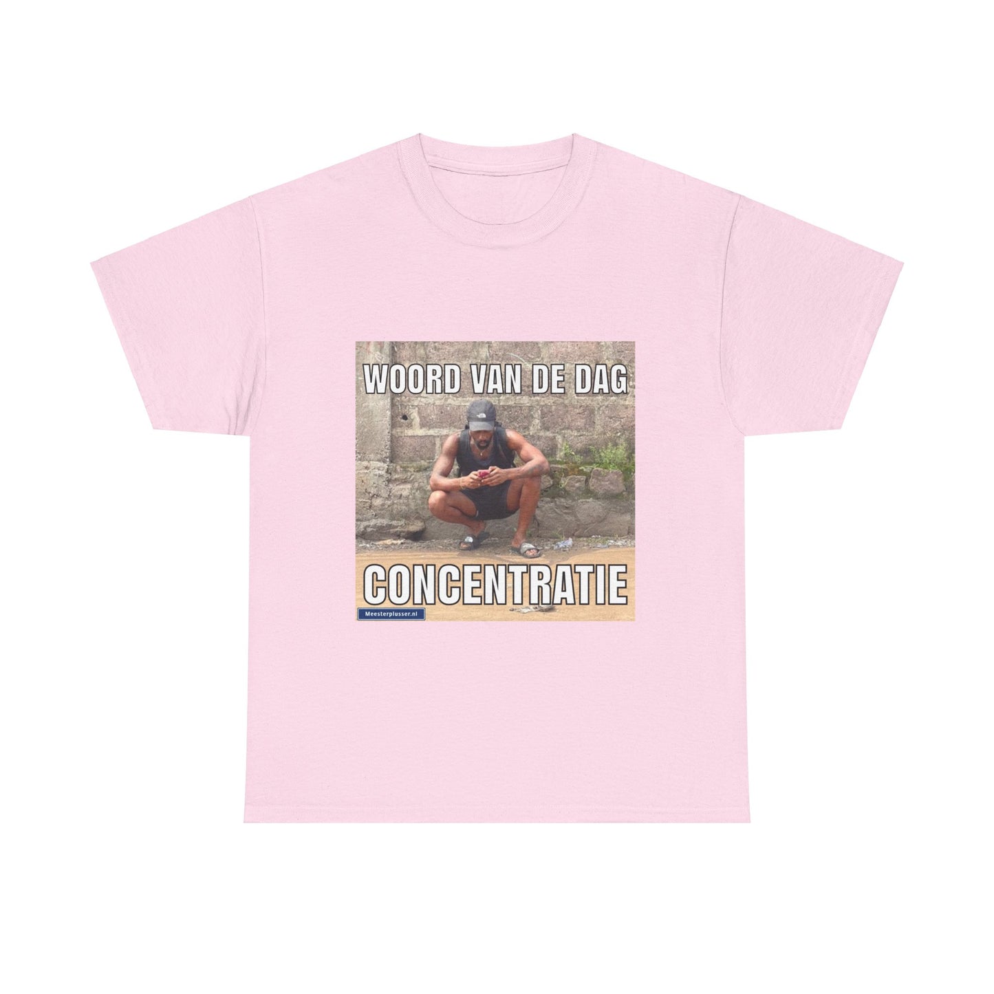 ''Concentratie'' Word of the day T-shirt - Meesterplusser.nl