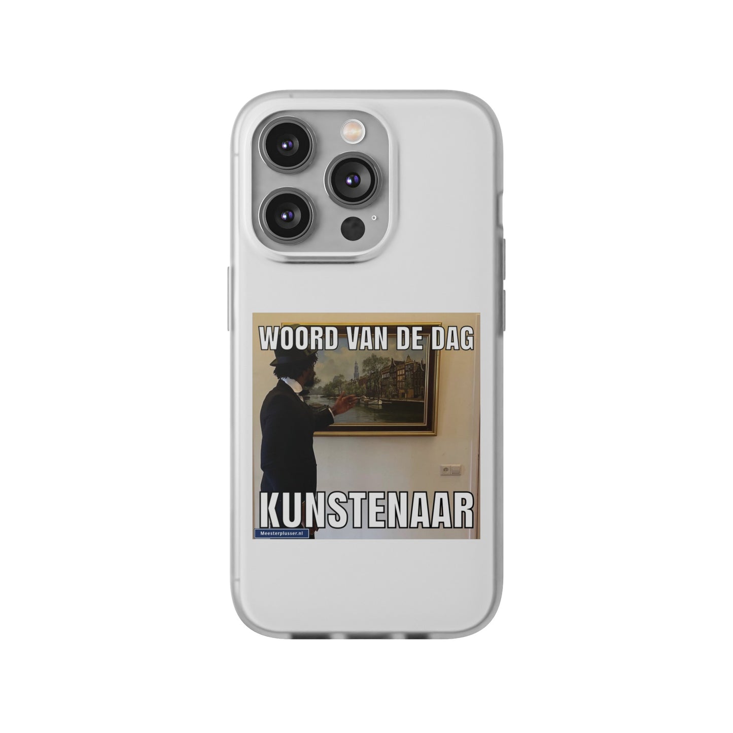 Word of the day 'Kunstenaar' telefoonhoesje